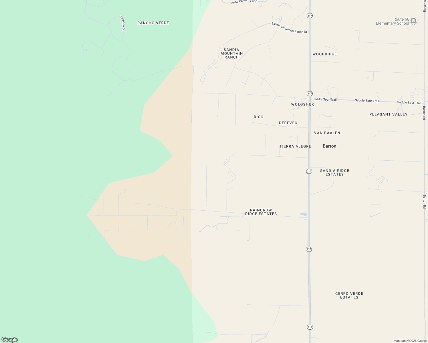 map of restaurants, bars, coffee shops, grocery stores, and more near 40 Vista Alta in Tijeras