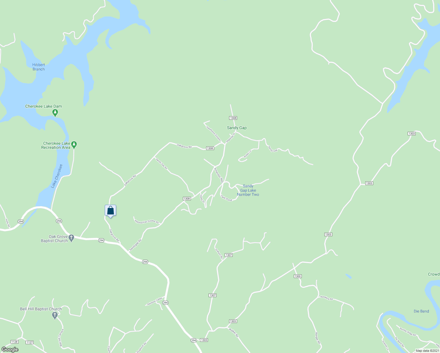 map of restaurants, bars, coffee shops, grocery stores, and more near 167 Amandas Way in Murphy