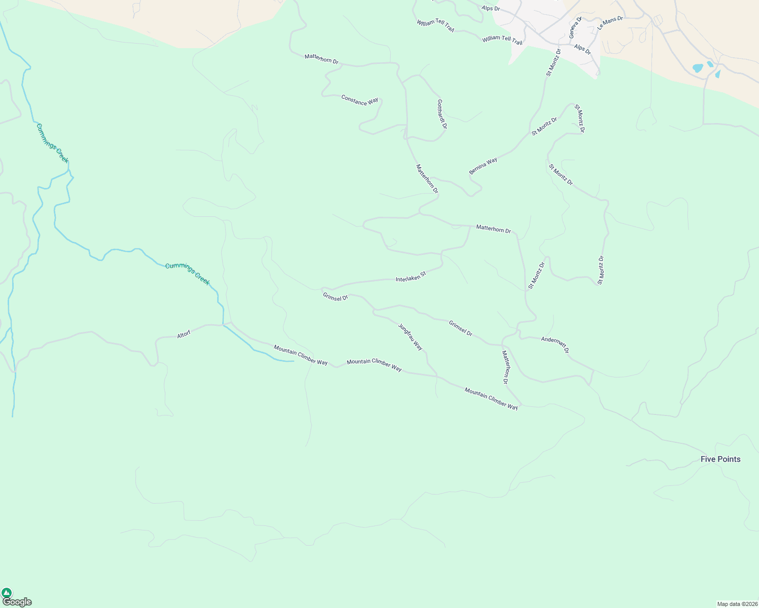 map of restaurants, bars, coffee shops, grocery stores, and more near 23051 Grimsel Drive in Tehachapi