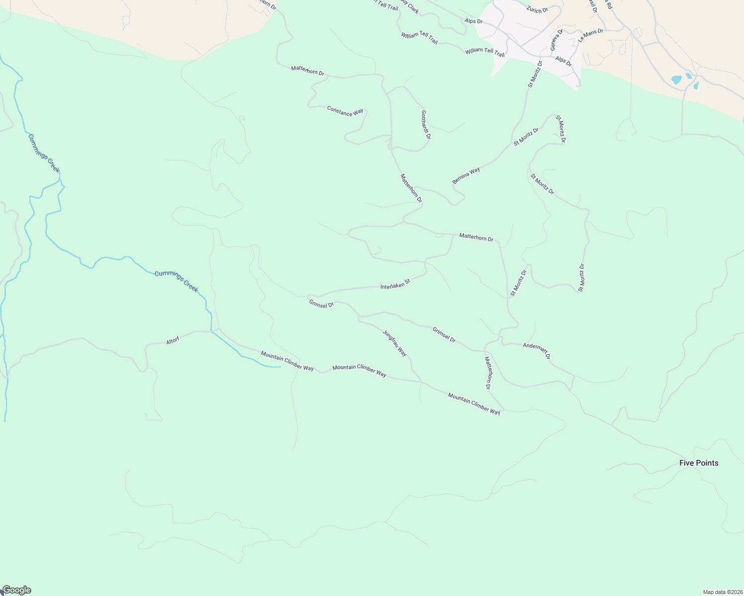 map of restaurants, bars, coffee shops, grocery stores, and more near 23051 Grimsel Drive in Tehachapi