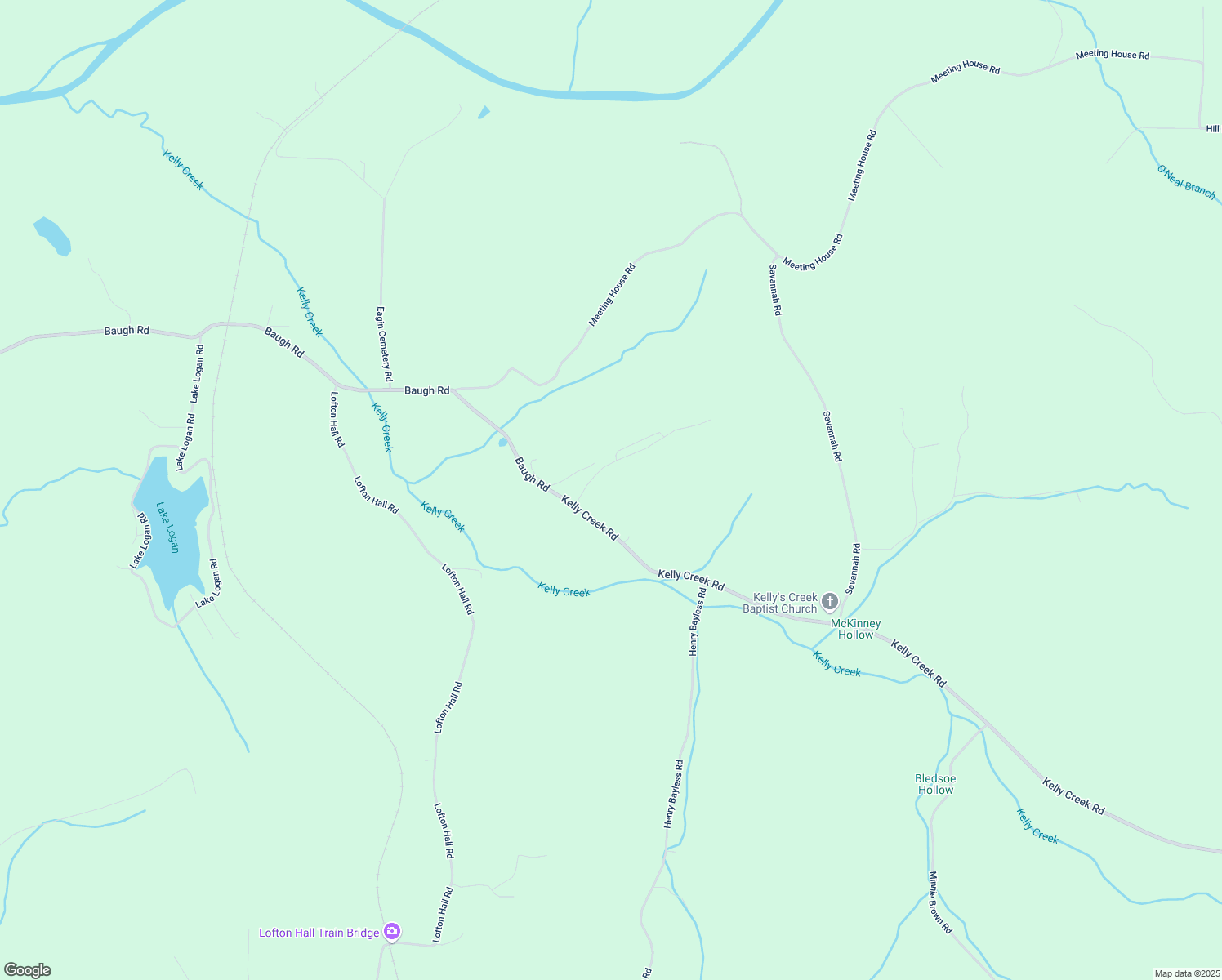 map of restaurants, bars, coffee shops, grocery stores, and more near 481 Kelly Creek Road in Ardmore