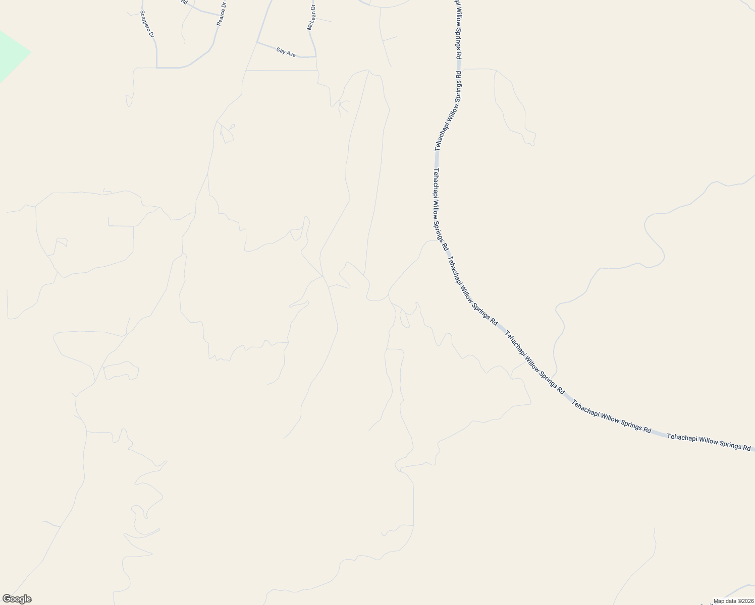 map of restaurants, bars, coffee shops, grocery stores, and more near 17215 Tehachapi Willow Springs Road in Tehachapi