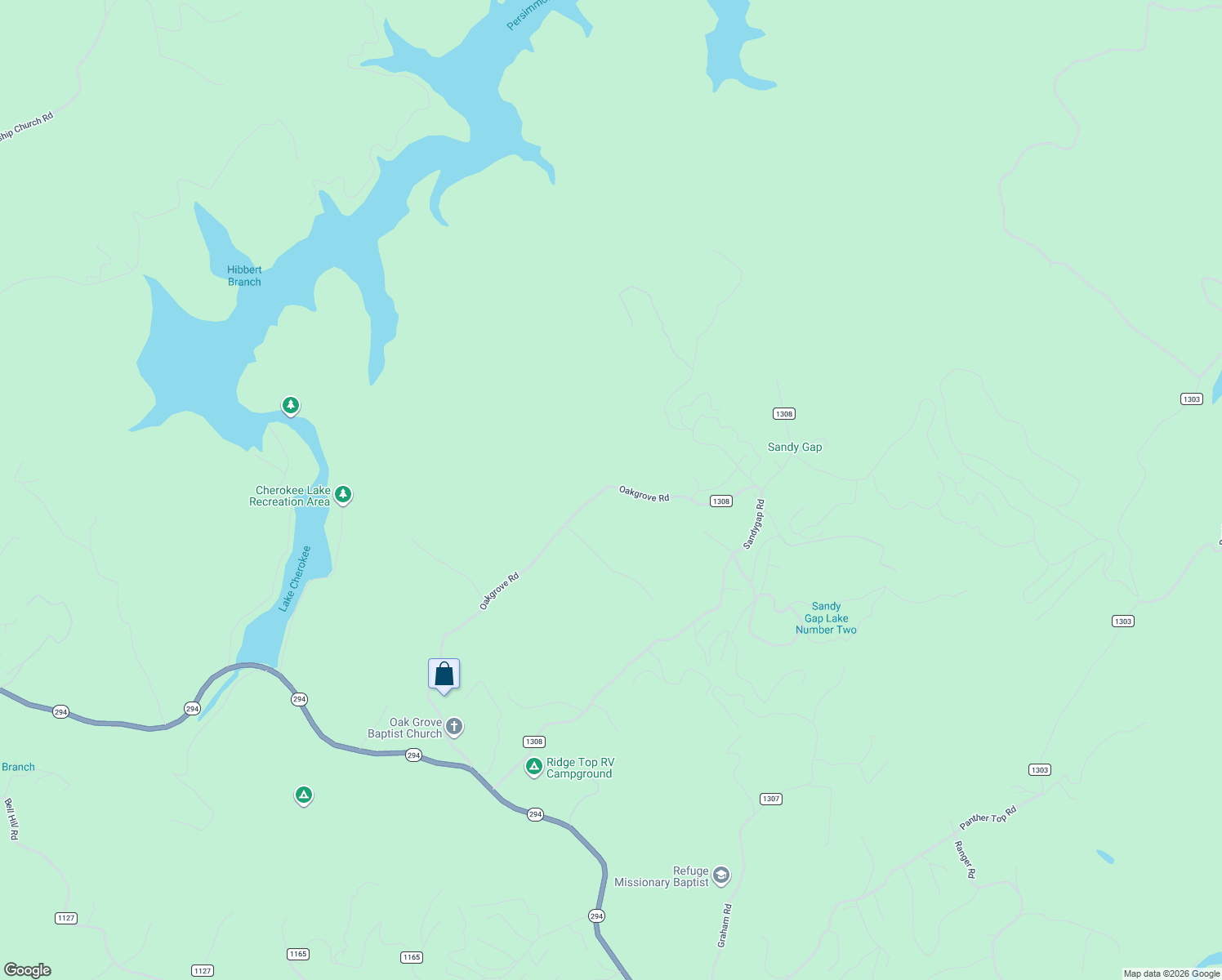 map of restaurants, bars, coffee shops, grocery stores, and more near 1160 Oakgrove Road in Murphy