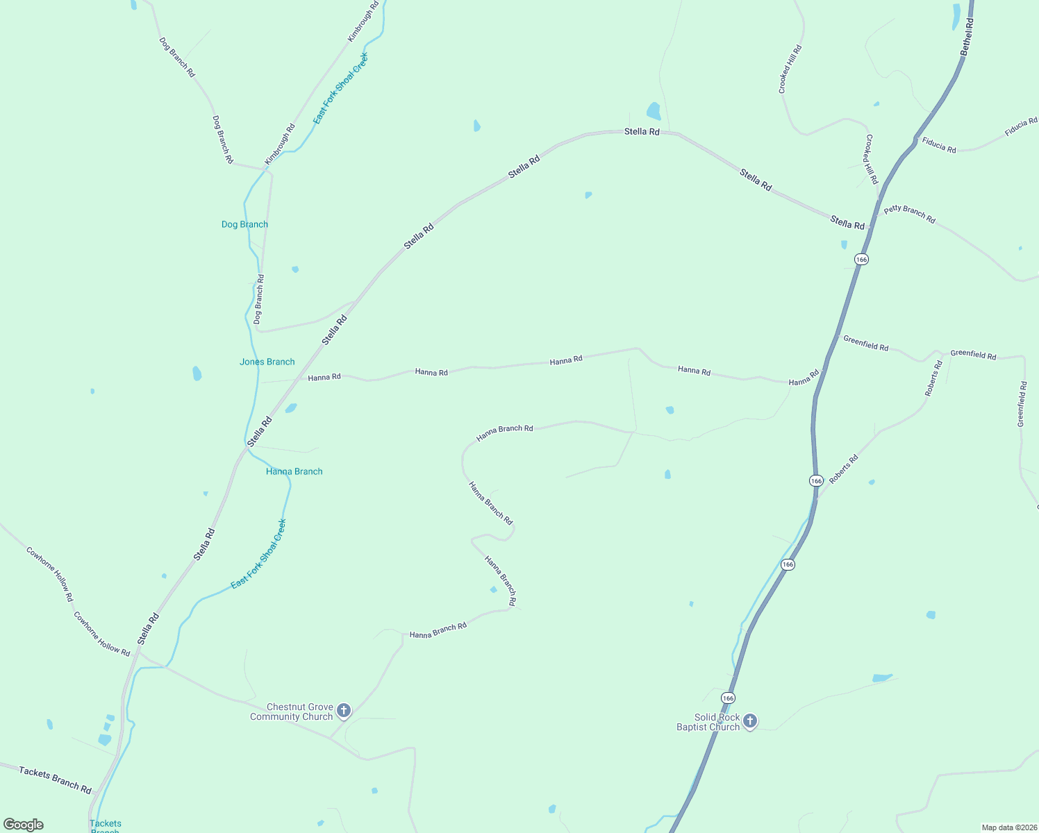 map of restaurants, bars, coffee shops, grocery stores, and more near 877 Hanna Branch Road in Prospect