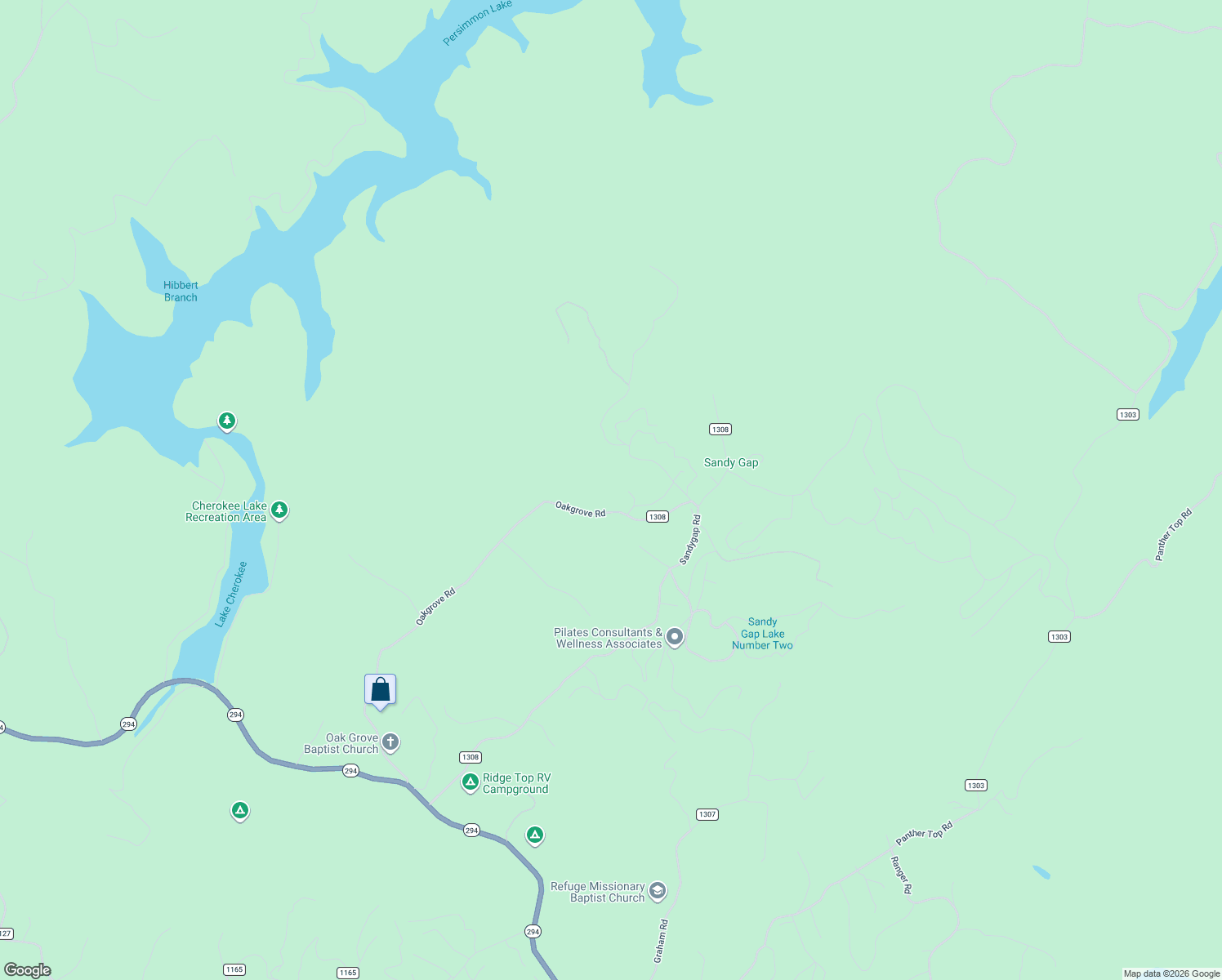 map of restaurants, bars, coffee shops, grocery stores, and more near 1315 Oakgrove Road in Murphy