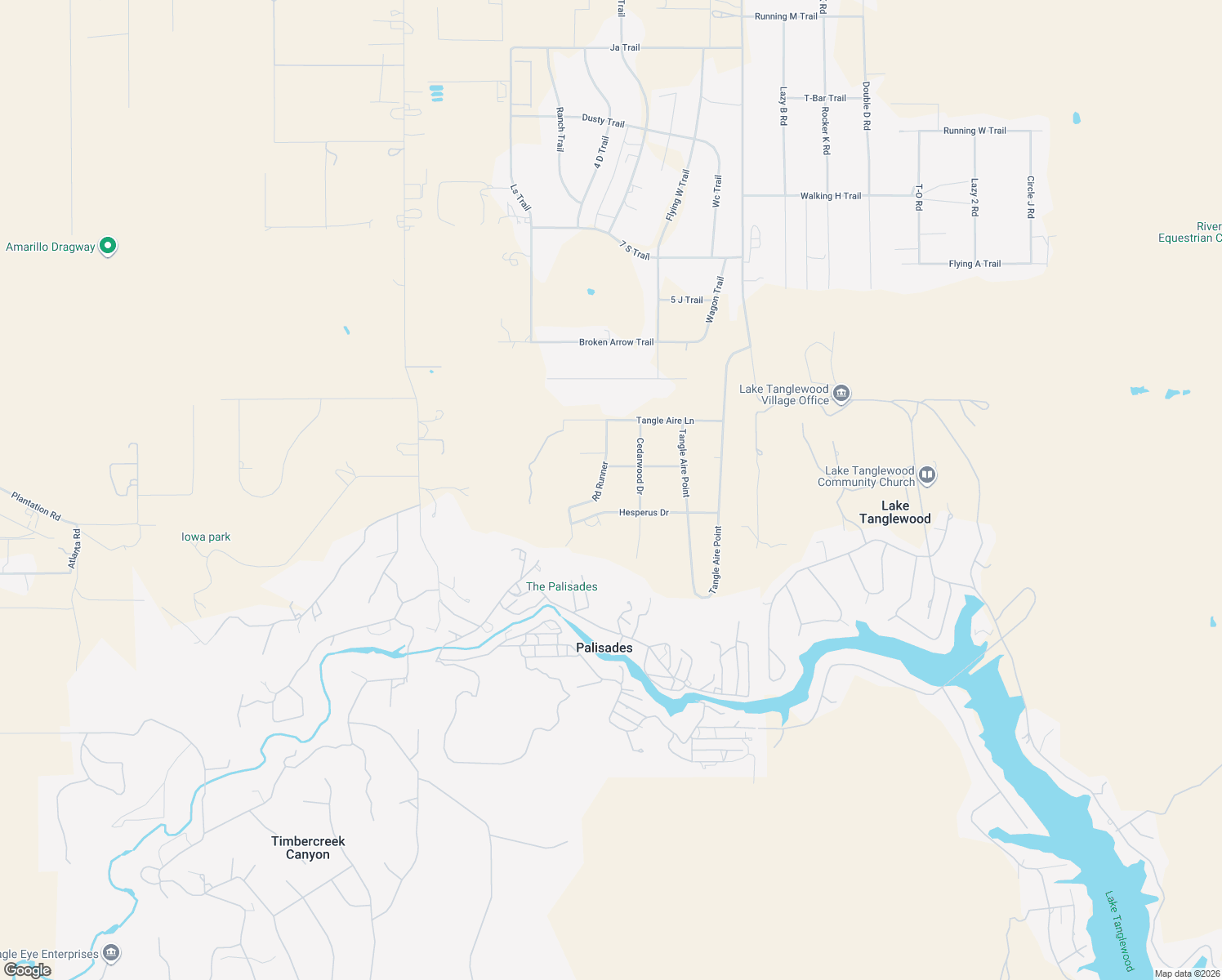 map of restaurants, bars, coffee shops, grocery stores, and more near 13621 Road Runner in Amarillo