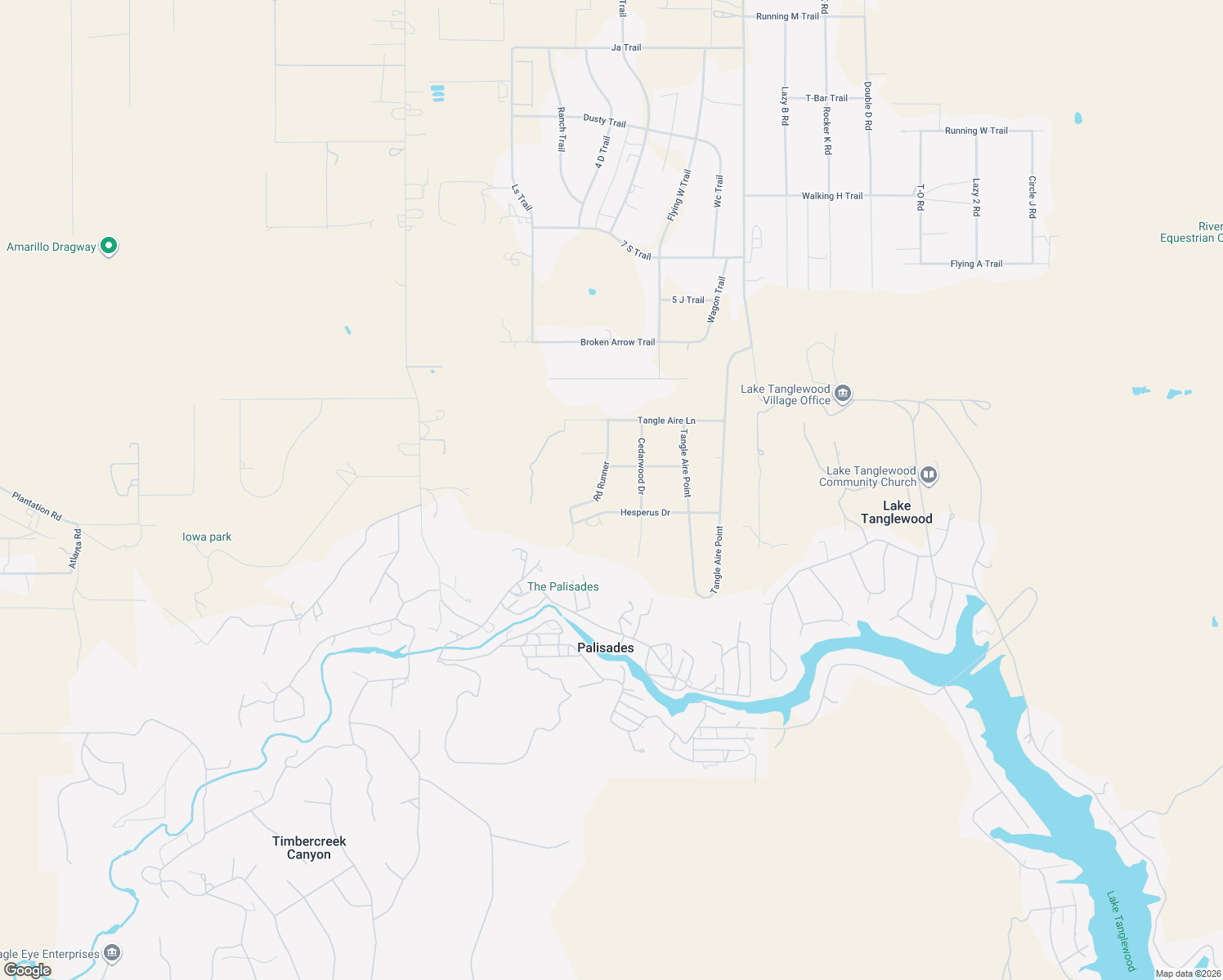 map of restaurants, bars, coffee shops, grocery stores, and more near 13621 Road Runner in Amarillo