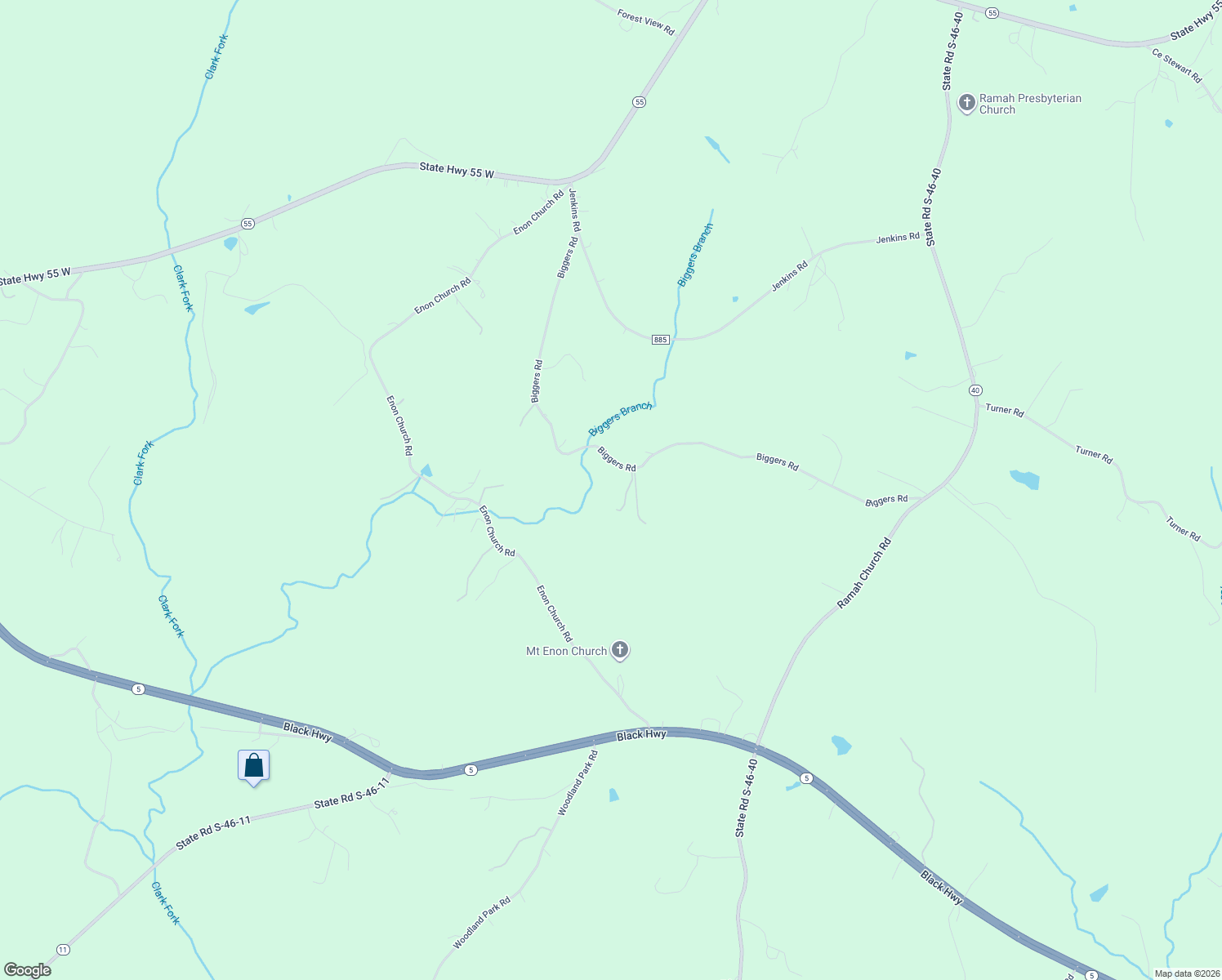 map of restaurants, bars, coffee shops, grocery stores, and more near 4197 Biggers Road in York