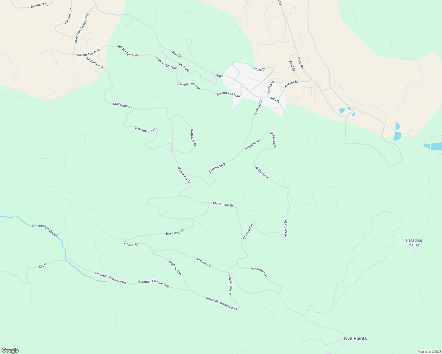 map of restaurants, bars, coffee shops, grocery stores, and more near 22520 Bernina Way in Tehachapi