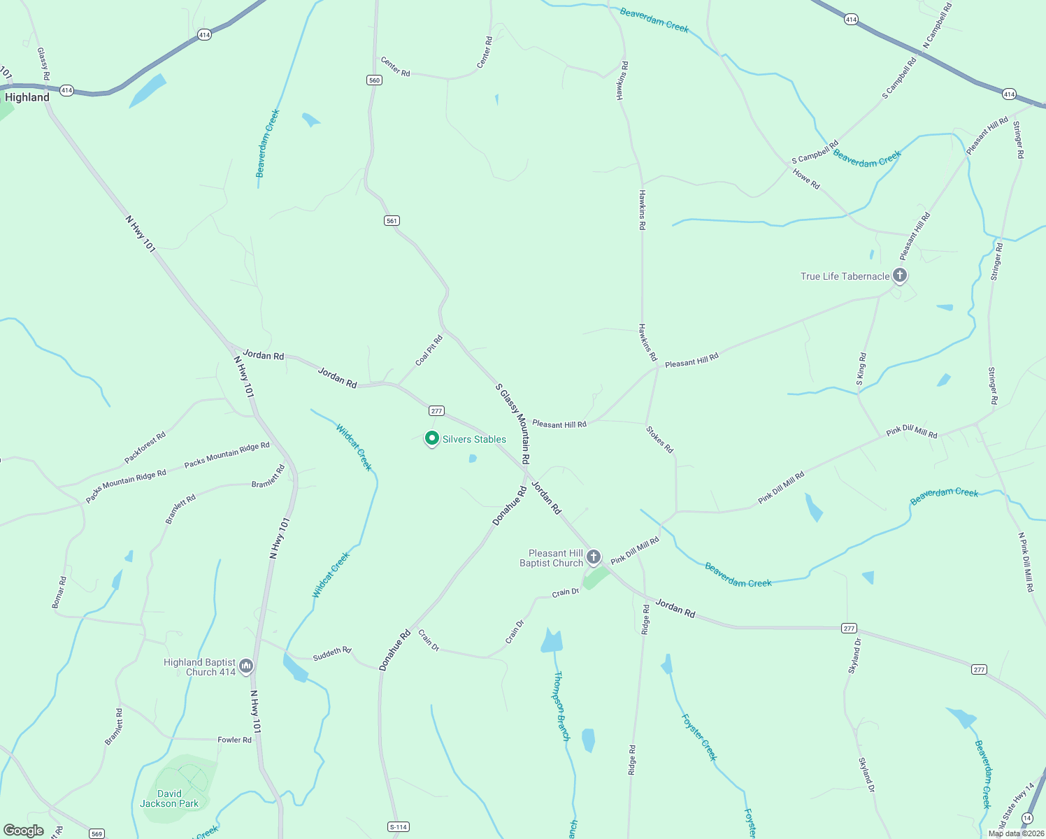 map of restaurants, bars, coffee shops, grocery stores, and more near 2098 Pleasant Hill Road in Greer