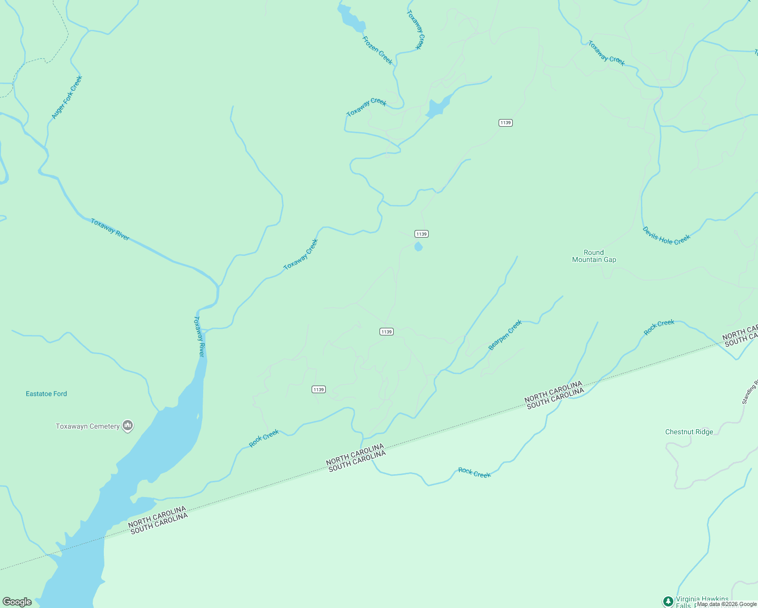 map of restaurants, bars, coffee shops, grocery stores, and more near 1190 Round Mountain Road in Brevard