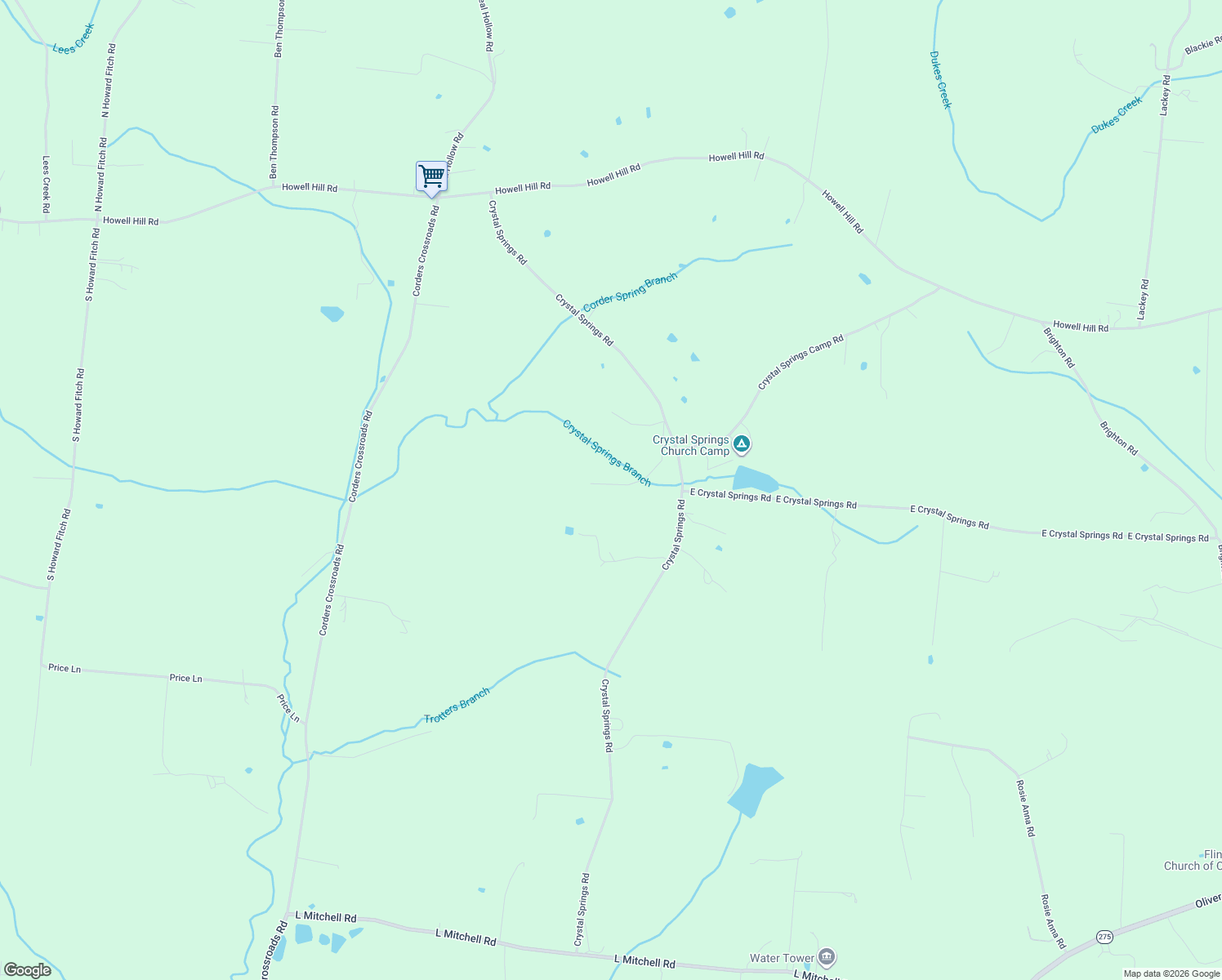map of restaurants, bars, coffee shops, grocery stores, and more near 38 Frame Lane in Kelso