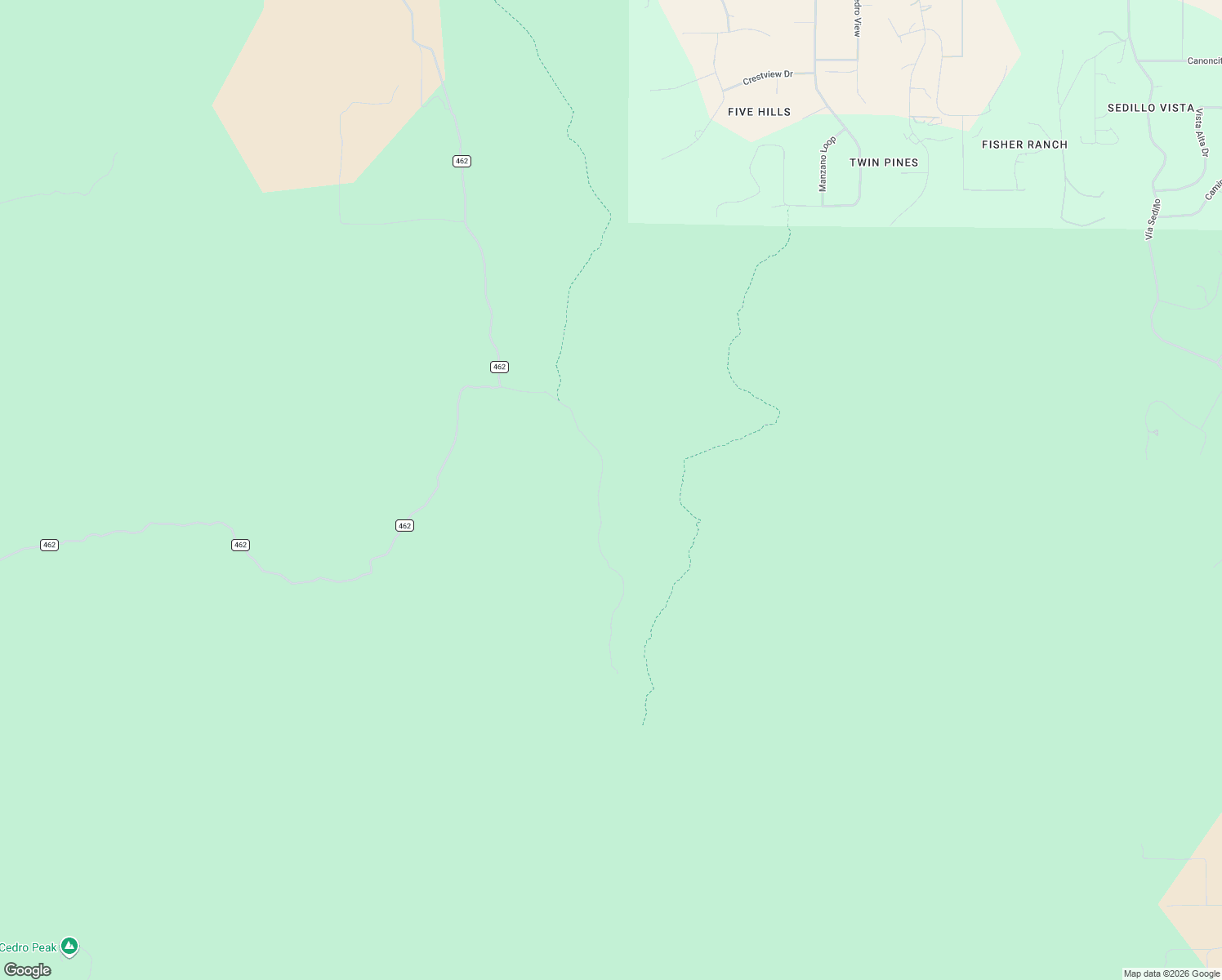map of restaurants, bars, coffee shops, grocery stores, and more near 600 Forest Road 462 in Tijeras