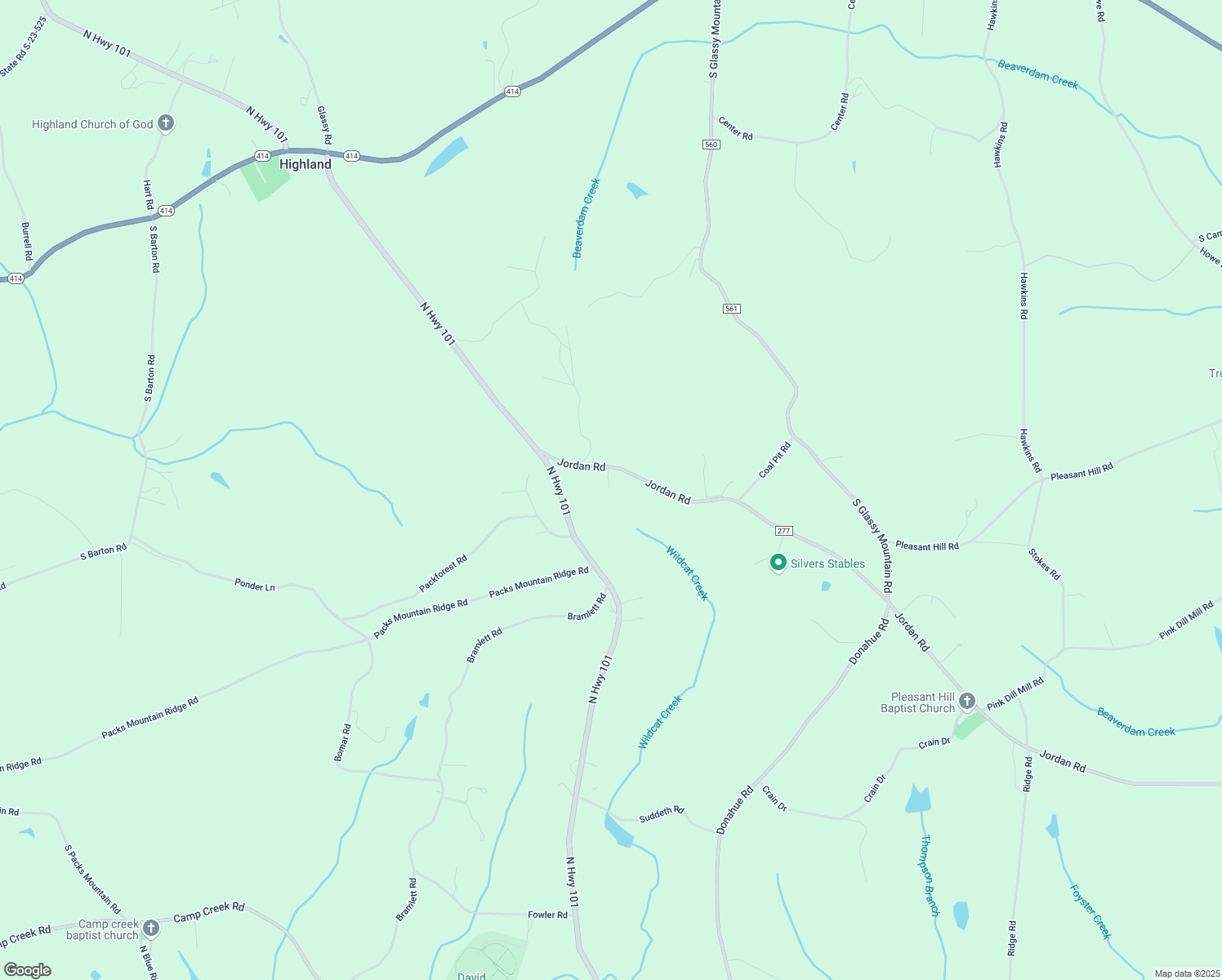 map of restaurants, bars, coffee shops, grocery stores, and more near 5159 Jordan Road in Greer
