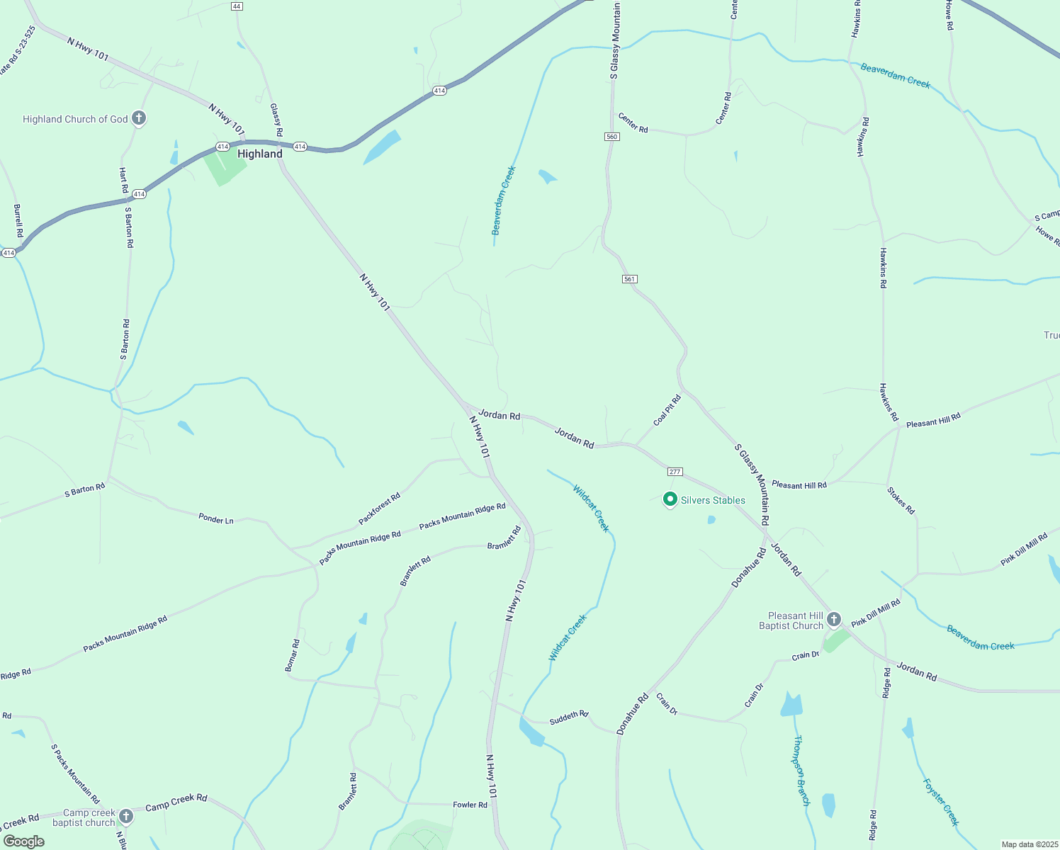 map of restaurants, bars, coffee shops, grocery stores, and more near 5159 Jordan Road in Greer