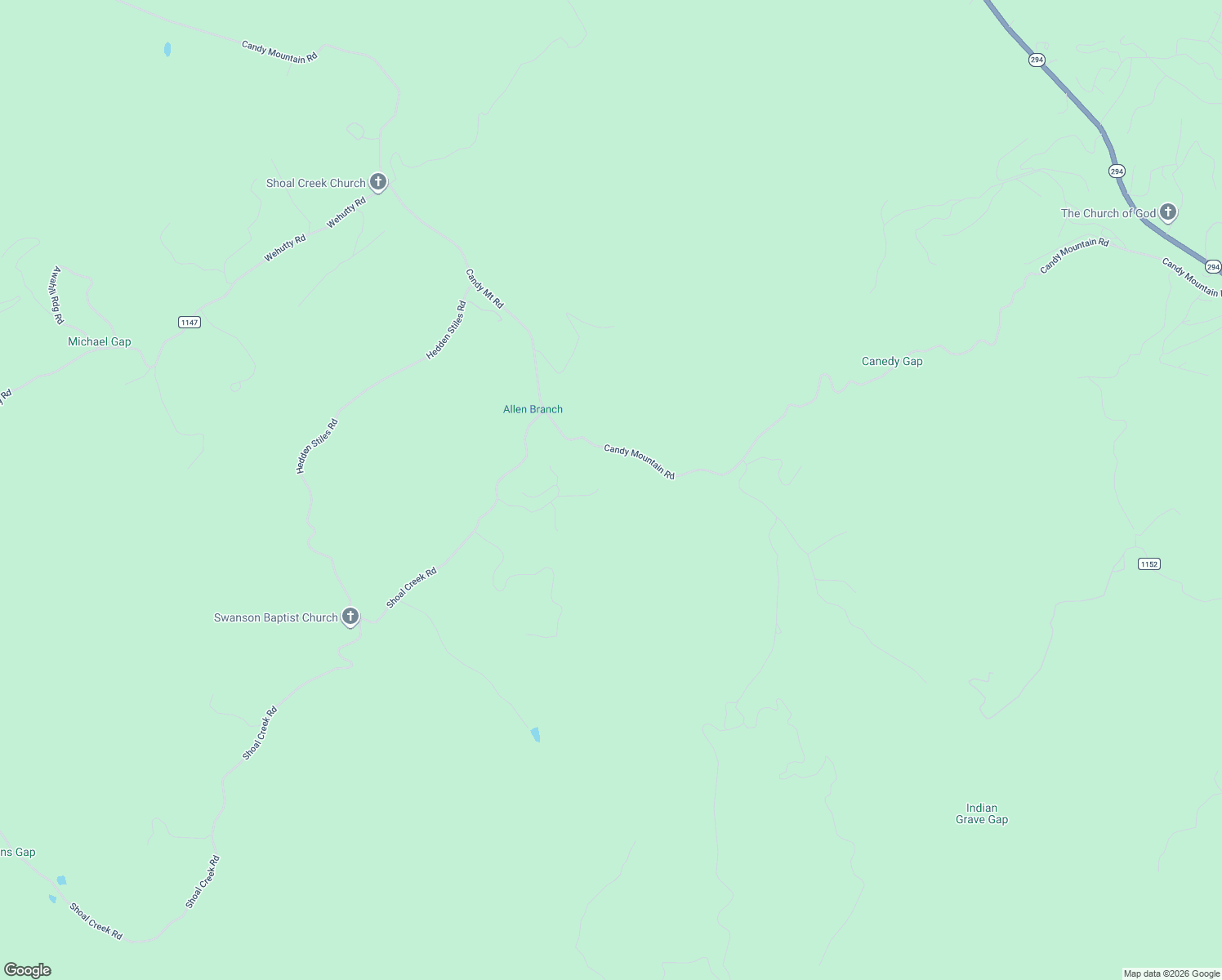 map of restaurants, bars, coffee shops, grocery stores, and more near 2351 Candy Mountain Road in Murphy
