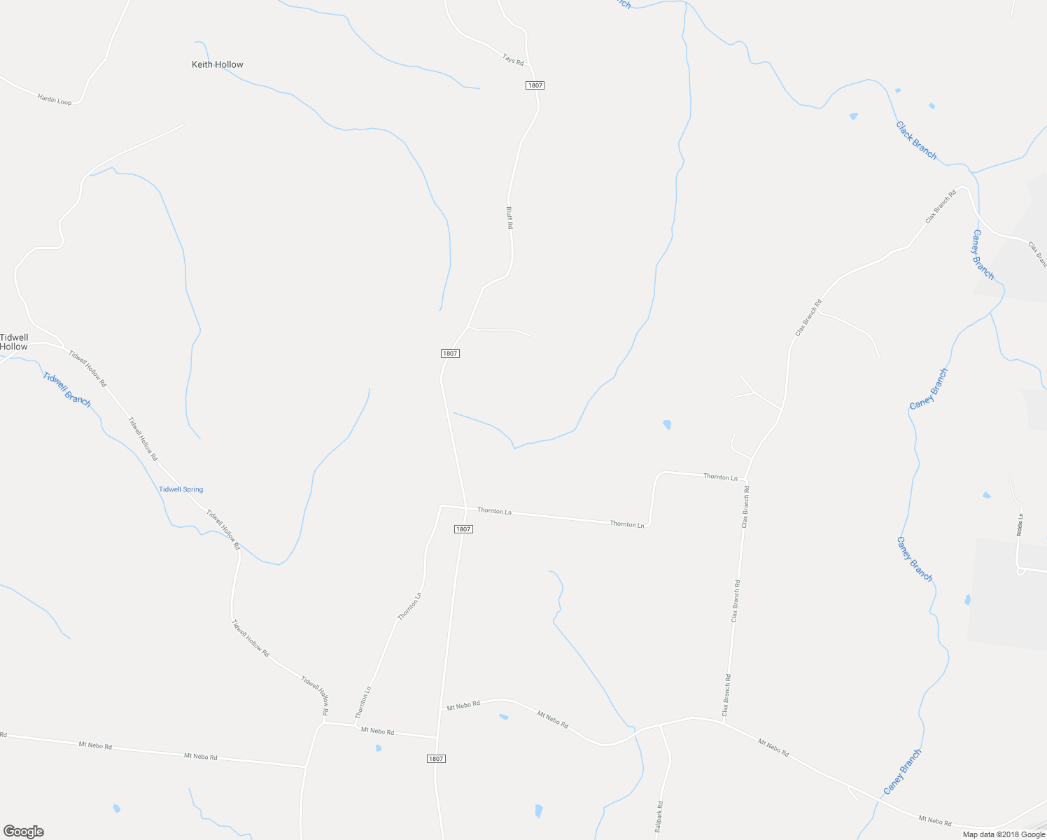 map of restaurants, bars, coffee shops, grocery stores, and more near 306 Bluff Road in Loretto