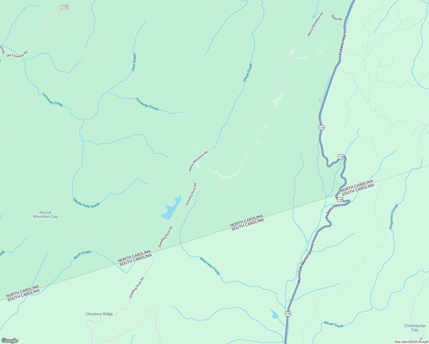 map of restaurants, bars, coffee shops, grocery stores, and more near 2053 Nancy Mountain Road in Rosman