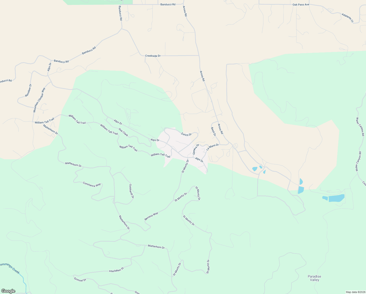 map of restaurants, bars, coffee shops, grocery stores, and more near 22311 Zurich Drive in Tehachapi