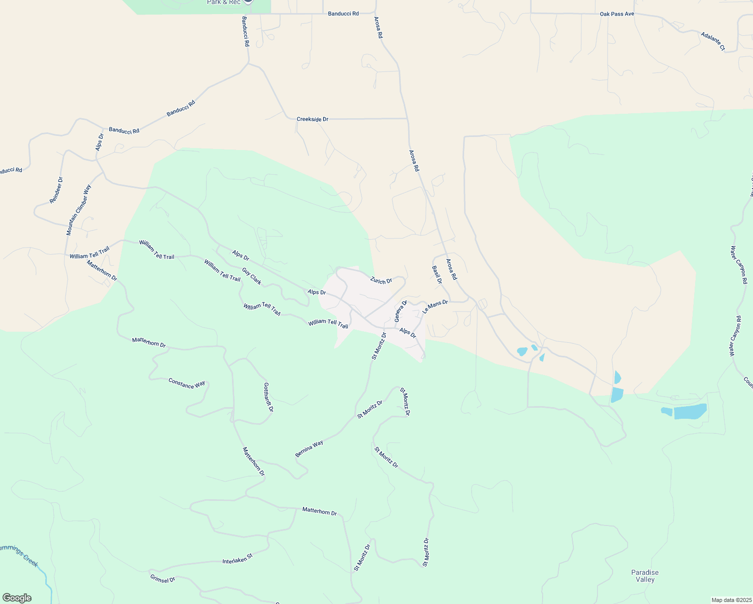 map of restaurants, bars, coffee shops, grocery stores, and more near 22325 Zurich Drive in Tehachapi