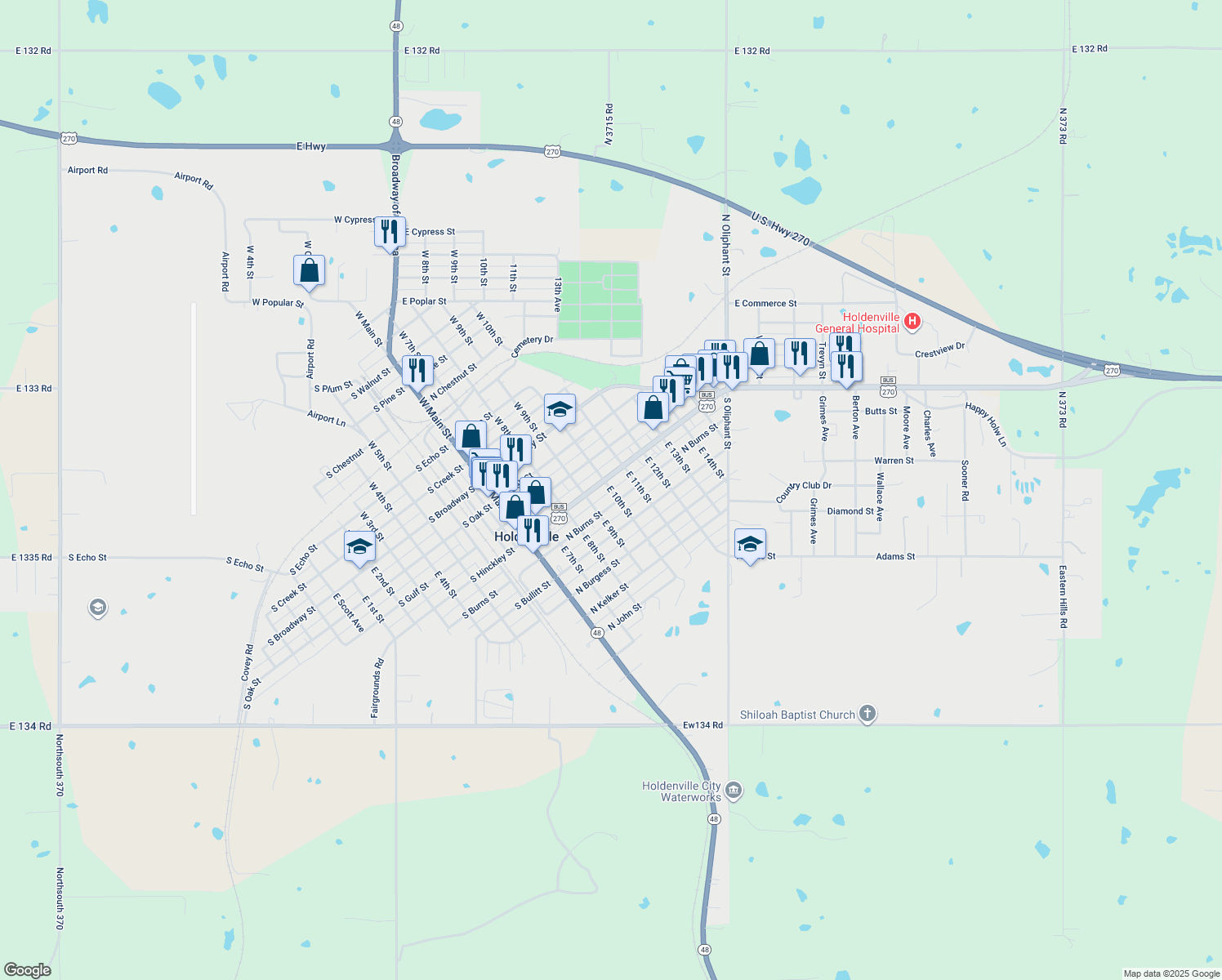 East 10th Street, Holdenville OK Walk Score