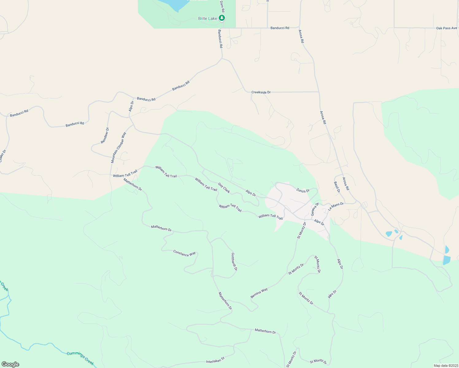 map of restaurants, bars, coffee shops, grocery stores, and more near 18249 Alps Drive in Tehachapi