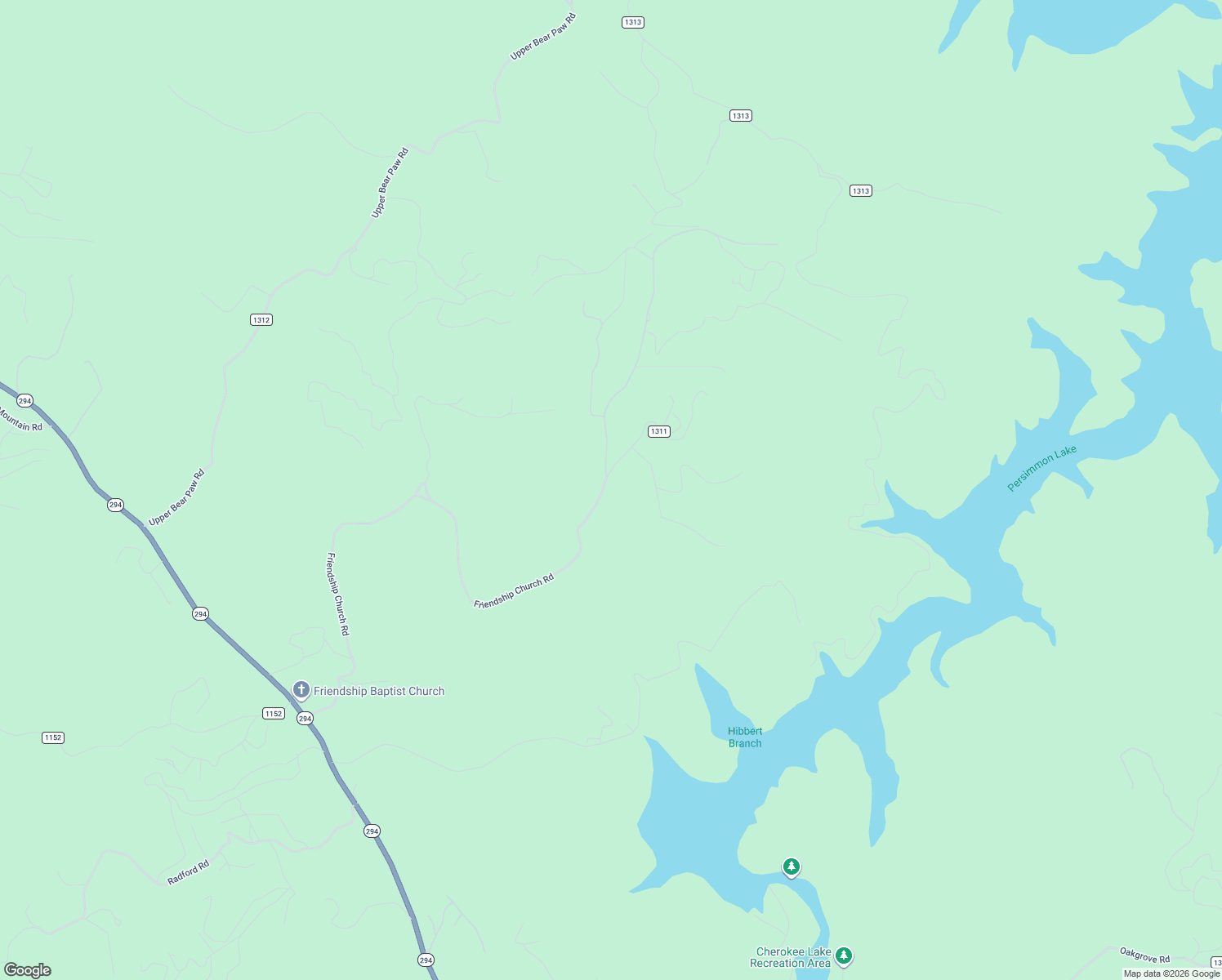 map of restaurants, bars, coffee shops, grocery stores, and more near 2030 Friendship Church Road in Murphy
