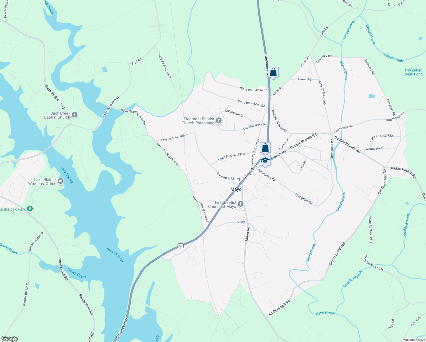 map of restaurants, bars, coffee shops, grocery stores, and more near 171 Hub Greer Road in Chesnee