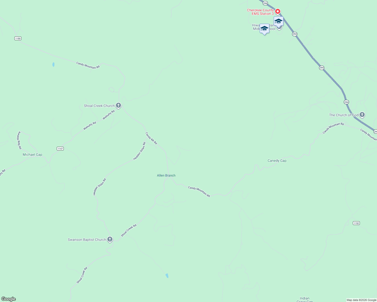 map of restaurants, bars, coffee shops, grocery stores, and more near 370 View Ridge Trail in Murphy