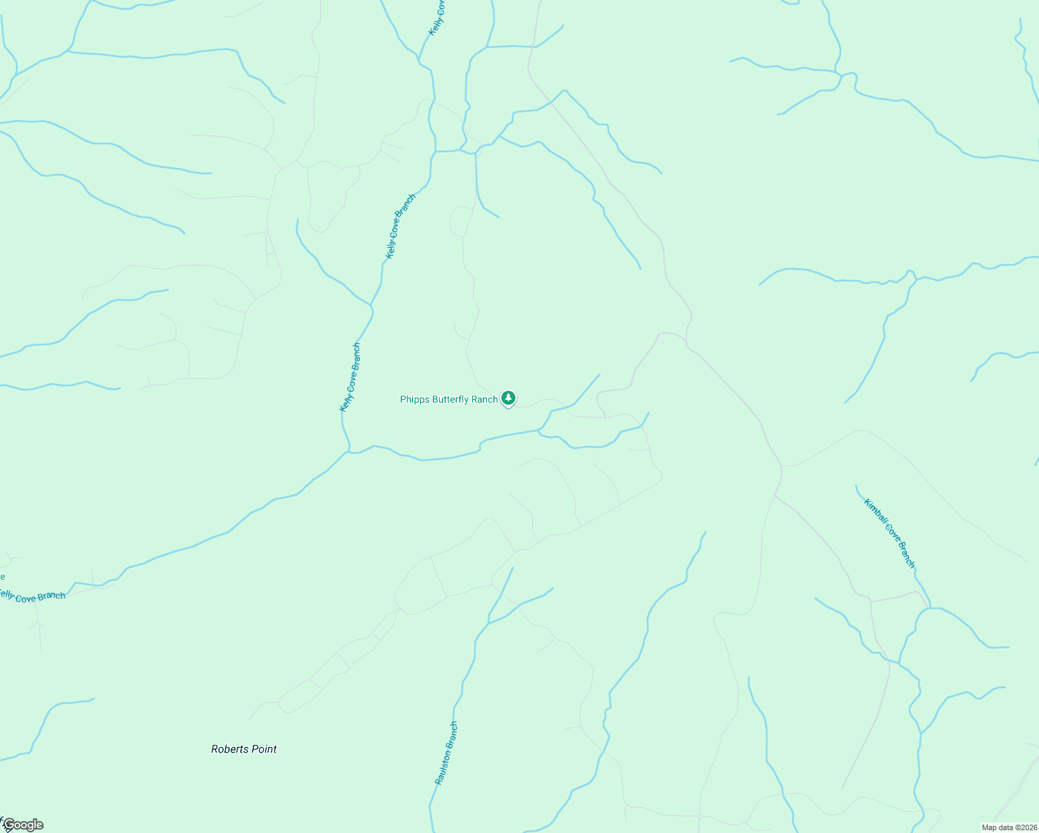 map of restaurants, bars, coffee shops, grocery stores, and more near 3125 Raulston Falls Road in Jasper