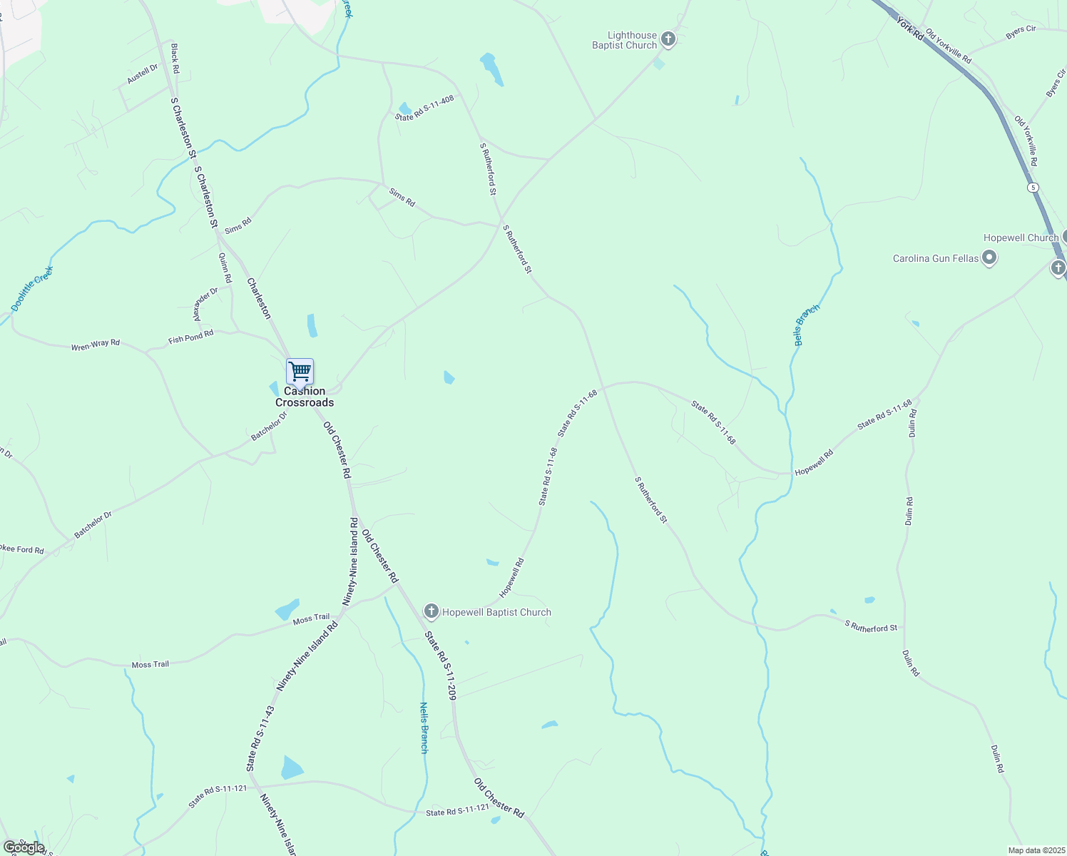 map of restaurants, bars, coffee shops, grocery stores, and more near 848 Hopewell Road in Blacksburg