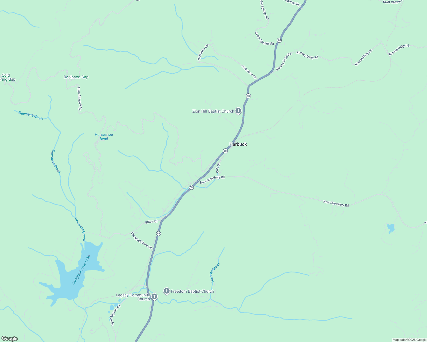 map of restaurants, bars, coffee shops, grocery stores, and more near 125 Cole Dr in Turtletown