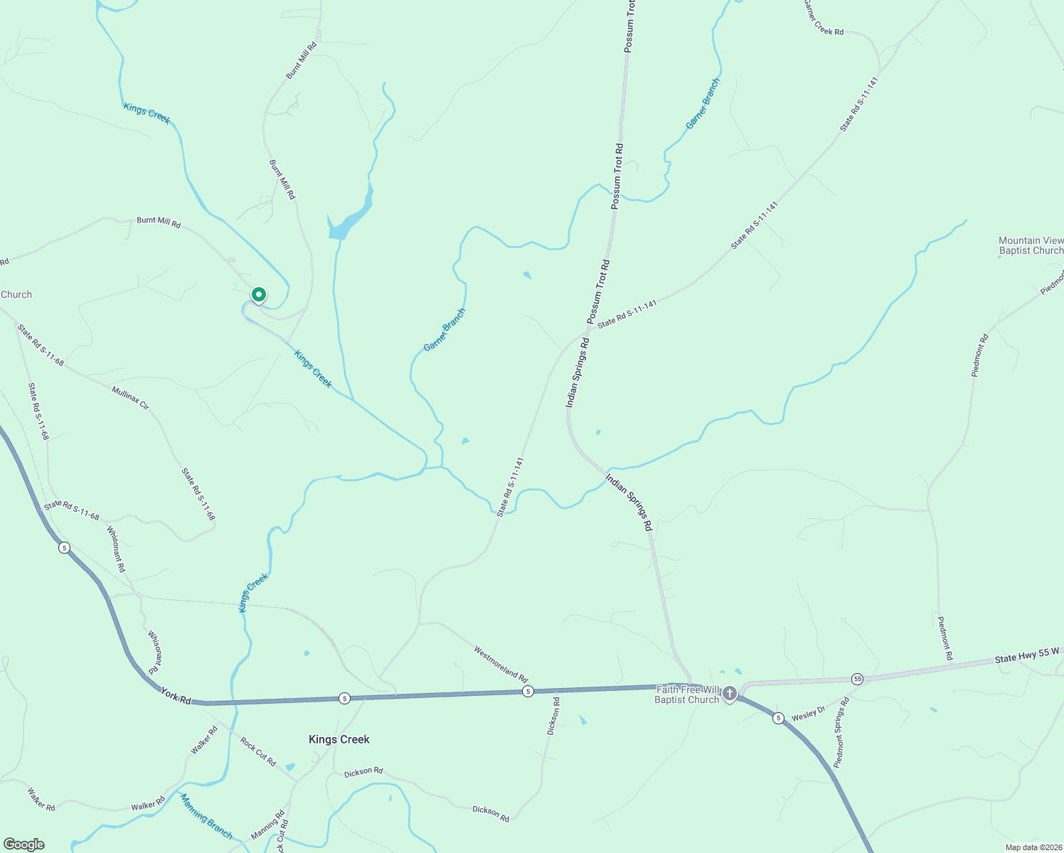 map of restaurants, bars, coffee shops, grocery stores, and more near 511 State Road S-11-141 in Blacksburg