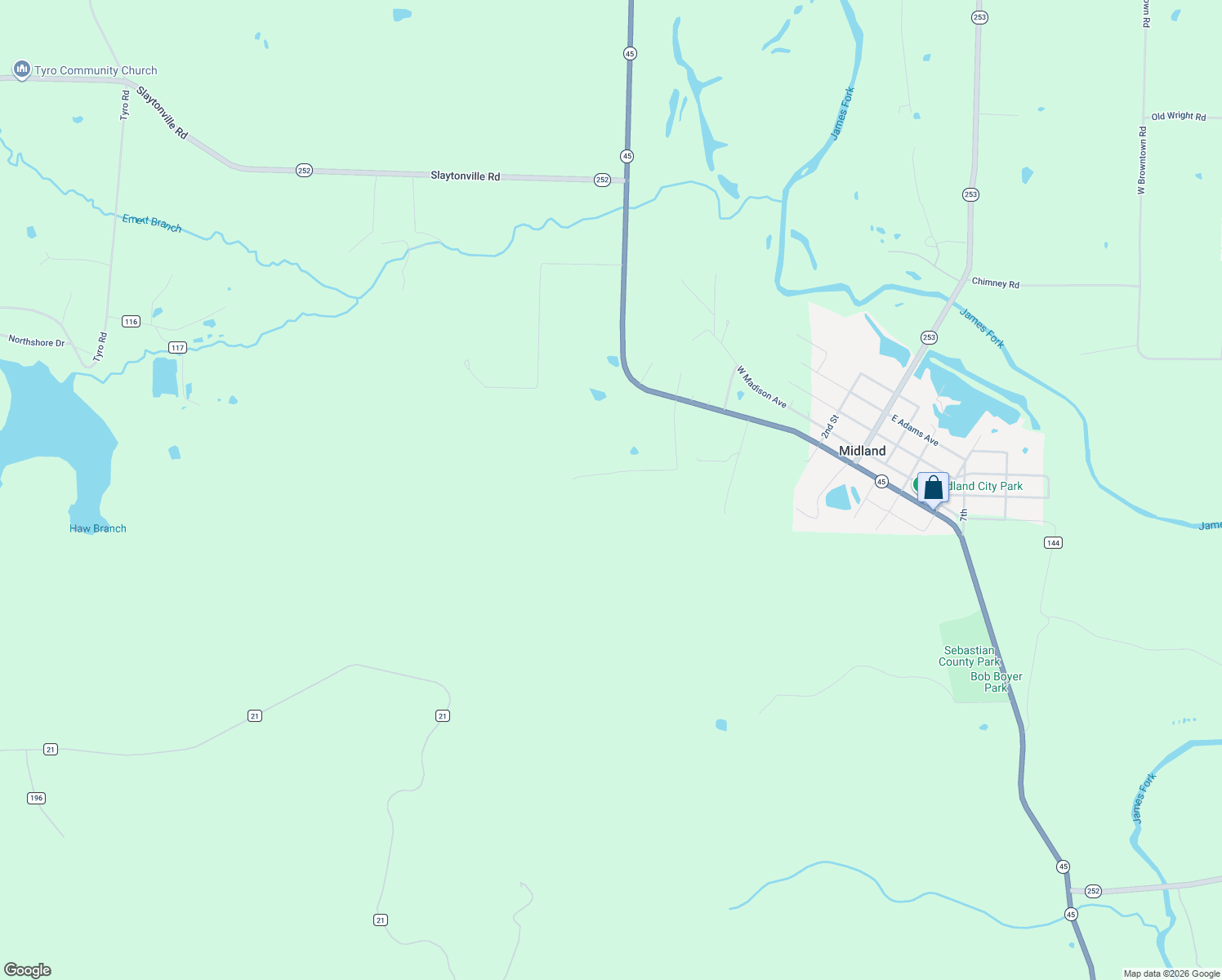 map of restaurants, bars, coffee shops, grocery stores, and more near 500 South Monroe Way in Hackett