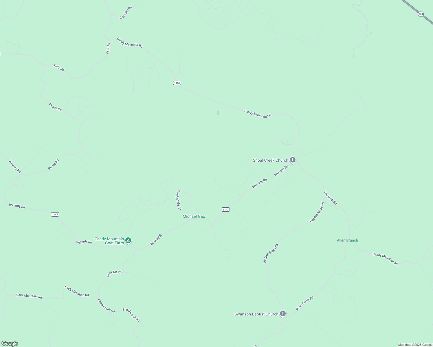 map of restaurants, bars, coffee shops, grocery stores, and more near 310 Running Bear Road in Murphy