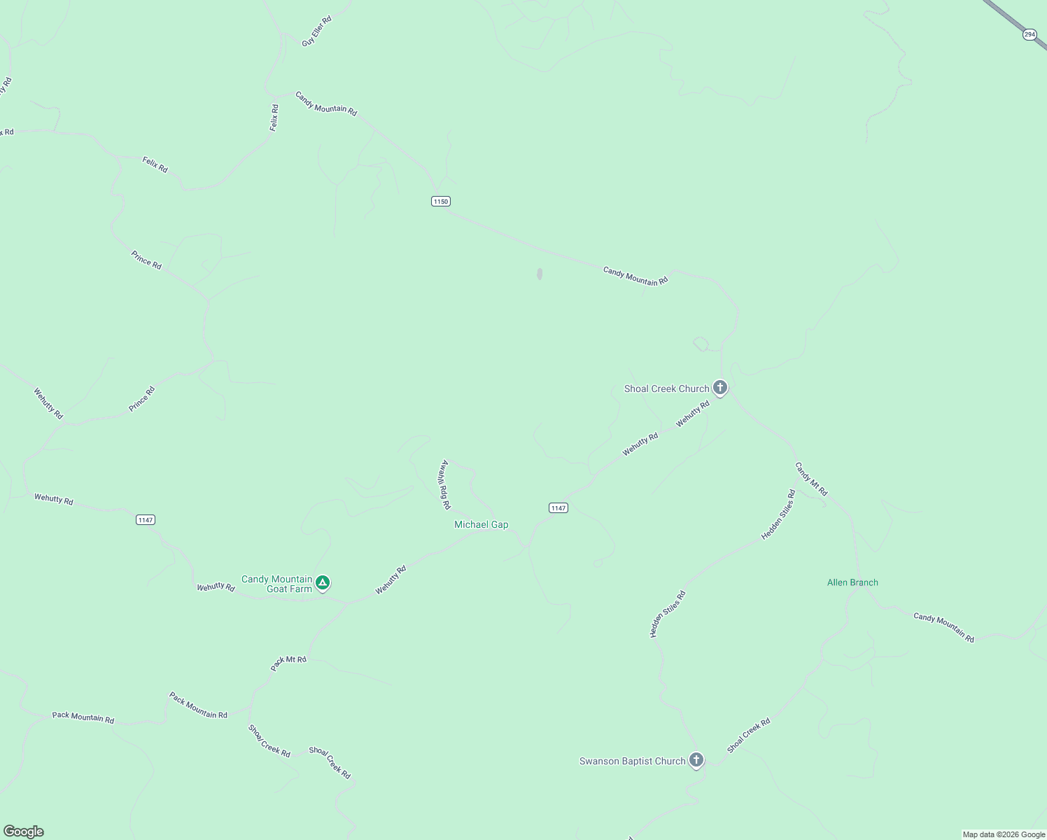map of restaurants, bars, coffee shops, grocery stores, and more near 310 Running Bear Road in Murphy