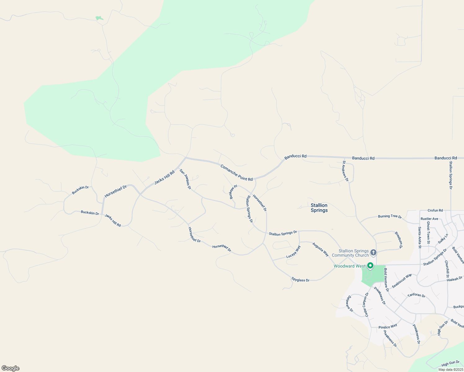 map of restaurants, bars, coffee shops, grocery stores, and more near 18750 Alameda Place in Stallion Springs