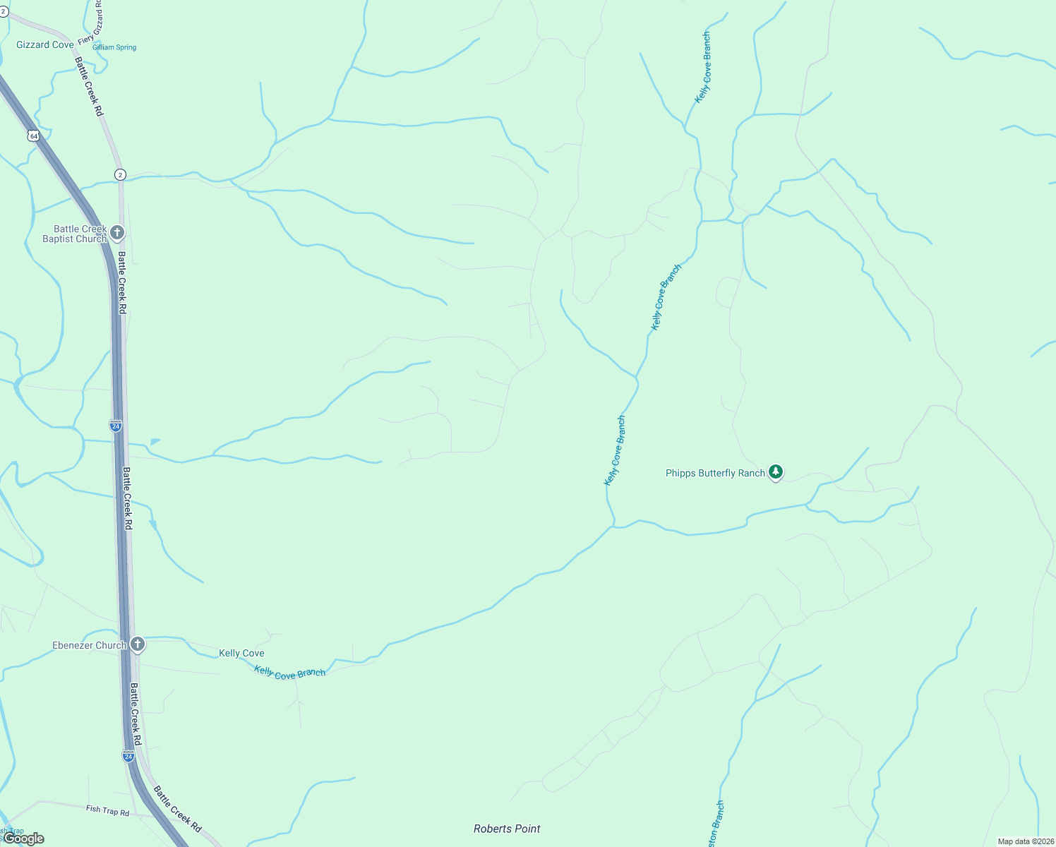 map of restaurants, bars, coffee shops, grocery stores, and more near 3885 Crockett Pointe in Sequatchie