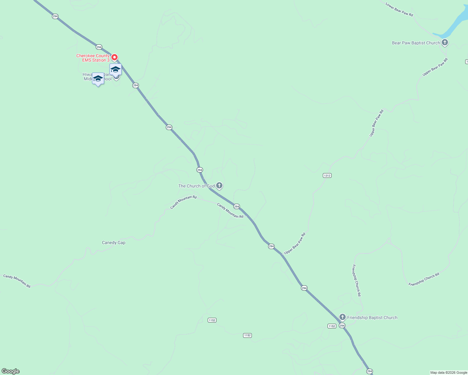map of restaurants, bars, coffee shops, grocery stores, and more near 569 White Pine Dr in Murphy