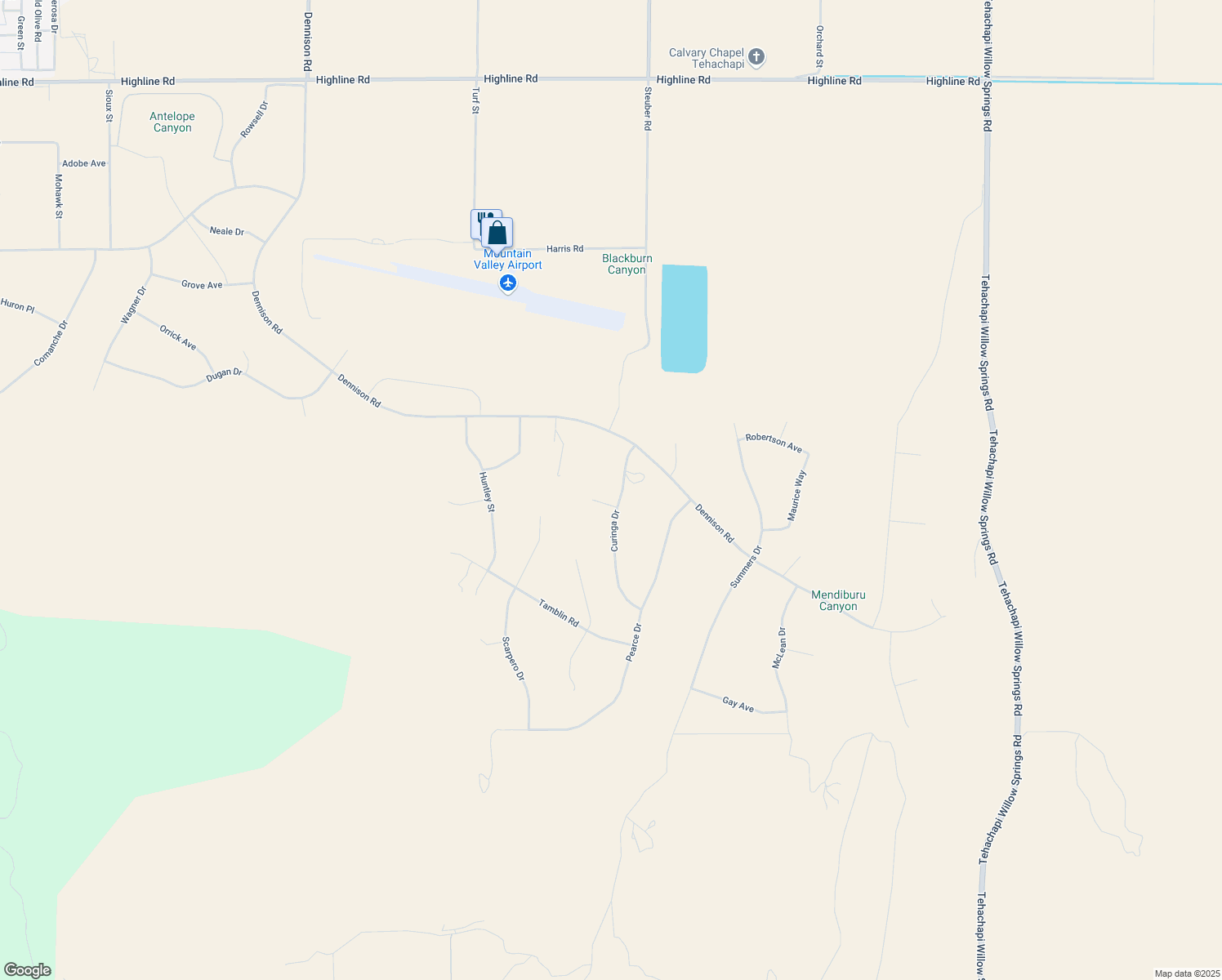 map of restaurants, bars, coffee shops, grocery stores, and more near Curinga Drive in Mountain Meadows