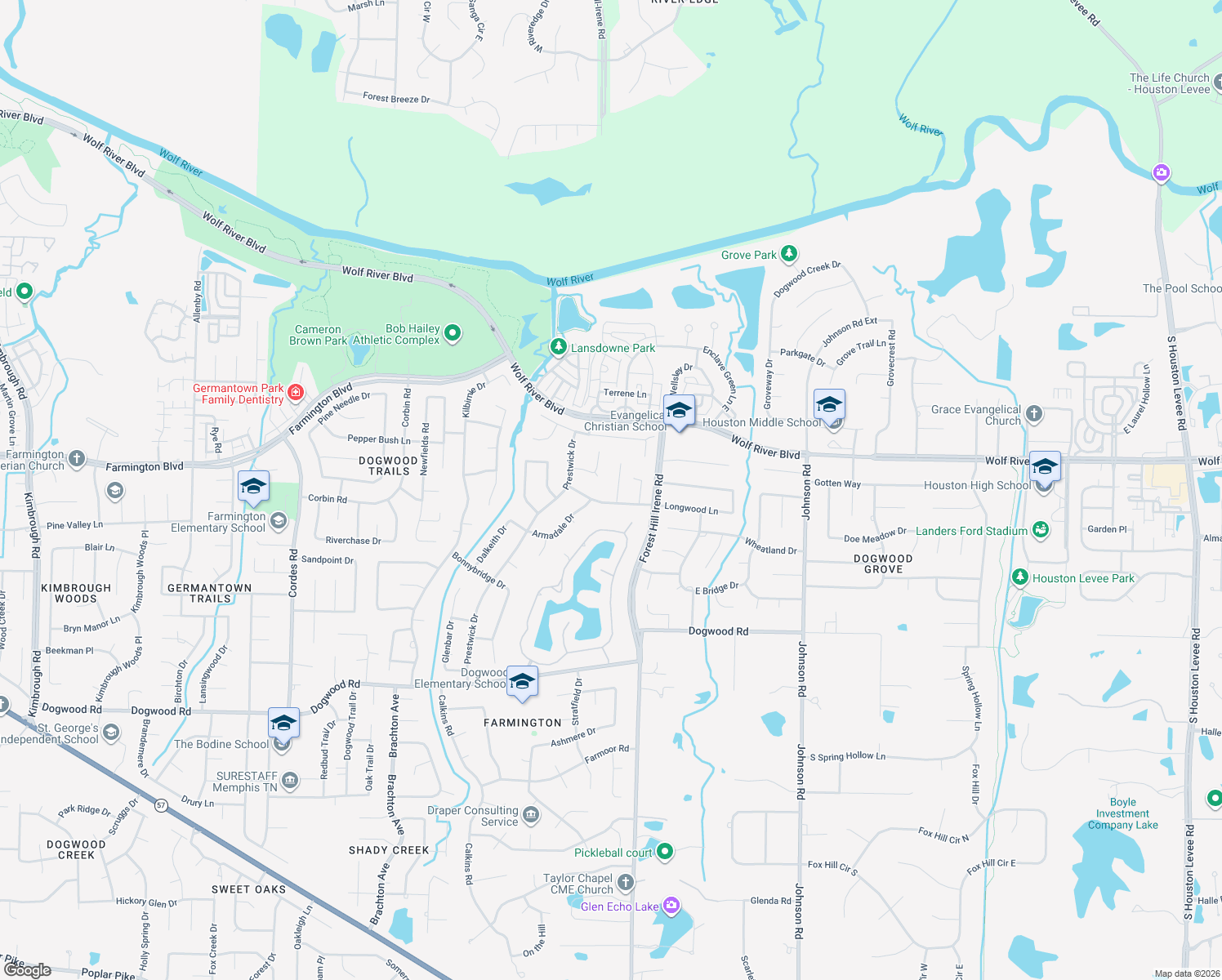 map of restaurants, bars, coffee shops, grocery stores, and more near 2019 Kostka Ln in Germantown