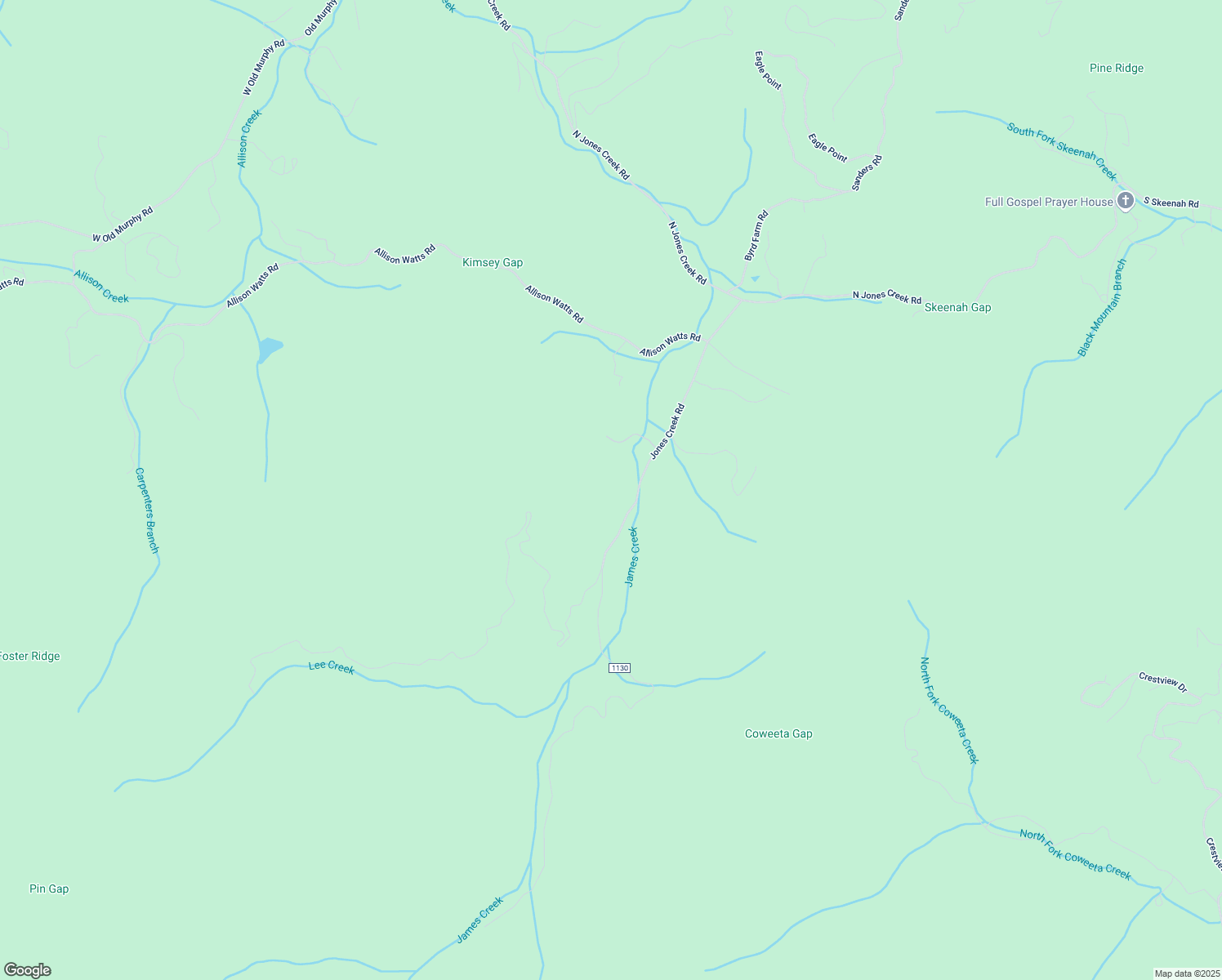 map of restaurants, bars, coffee shops, grocery stores, and more near 727 Jones Creek Road in Franklin
