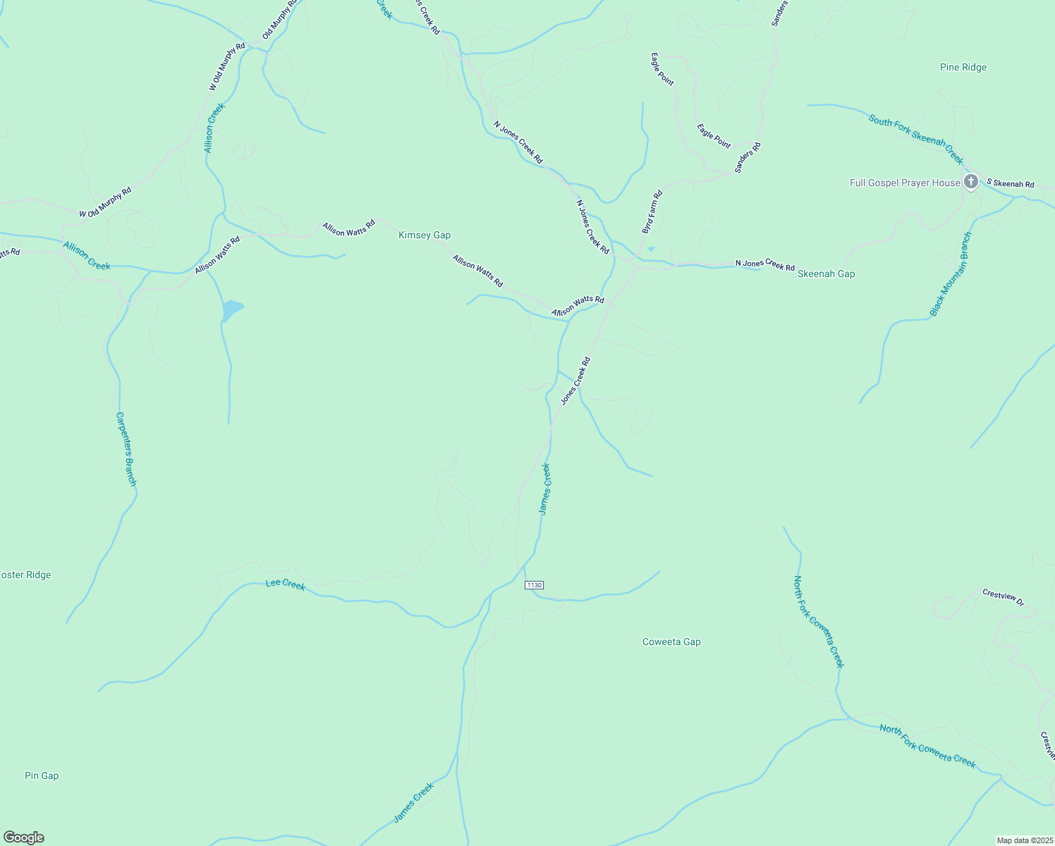 map of restaurants, bars, coffee shops, grocery stores, and more near 727 Jones Creek Road in Franklin