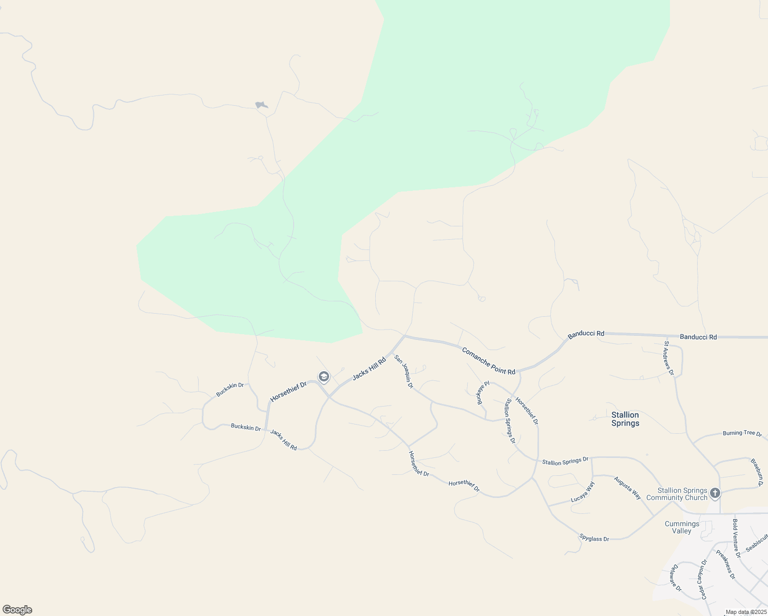 map of restaurants, bars, coffee shops, grocery stores, and more near 19081 Quail Drive in Stallion Springs