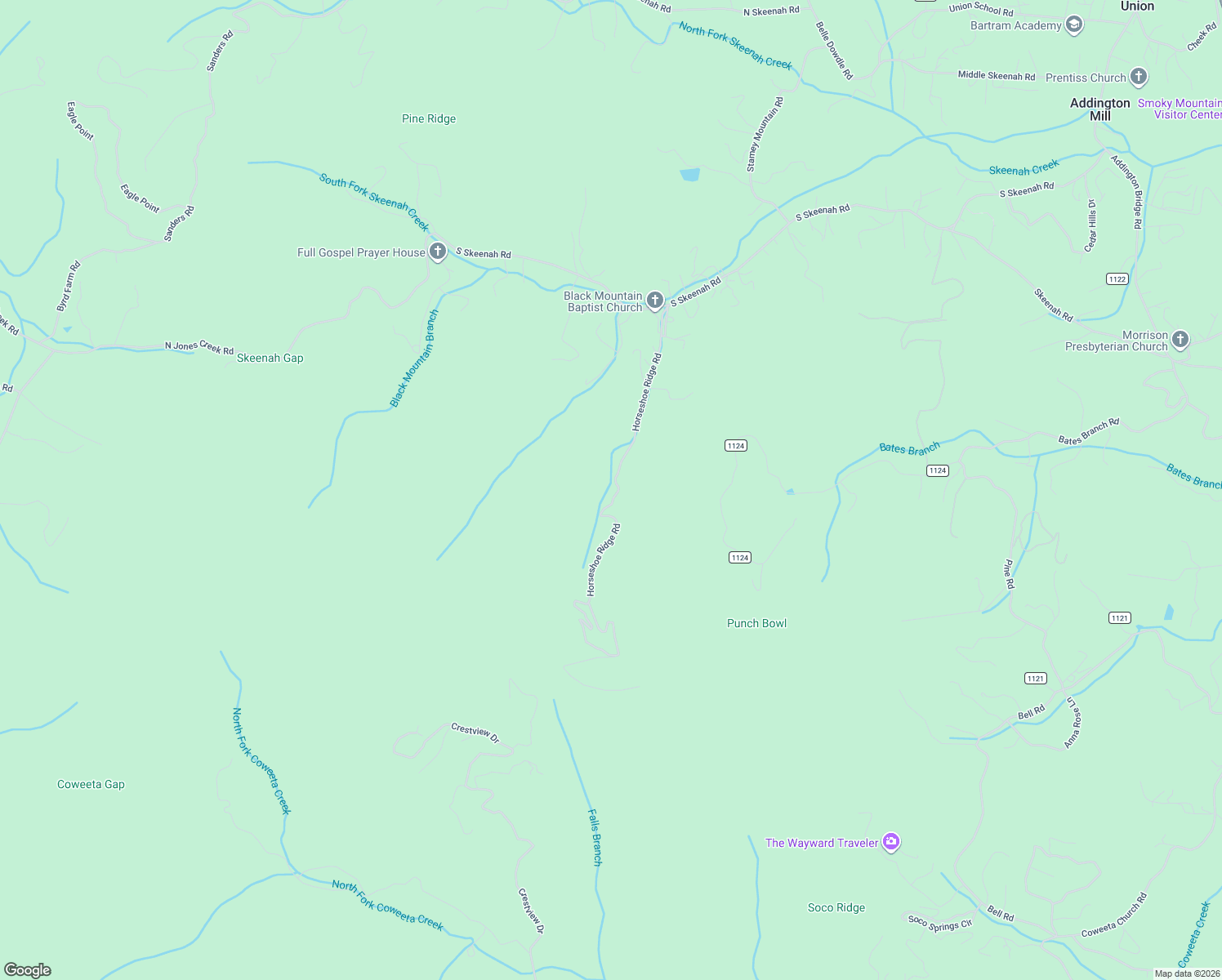 map of restaurants, bars, coffee shops, grocery stores, and more near 601 Horseshoe Ridge Rd in Franklin