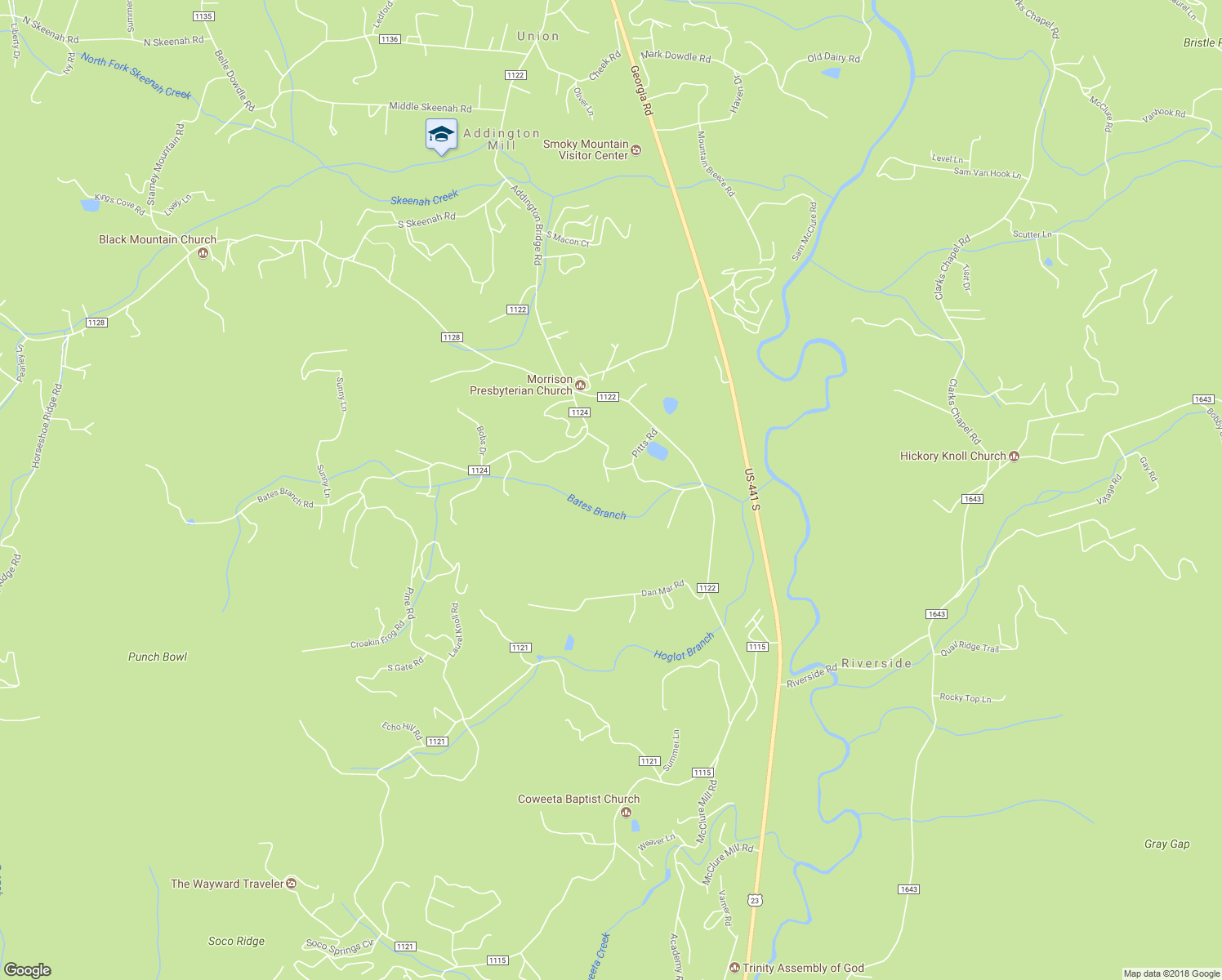 map of restaurants, bars, coffee shops, grocery stores, and more near 194 Pitts Road in Franklin