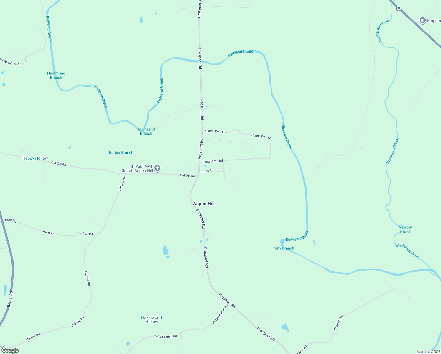 map of restaurants, bars, coffee shops, grocery stores, and more near 225 Ross Road in Pulaski