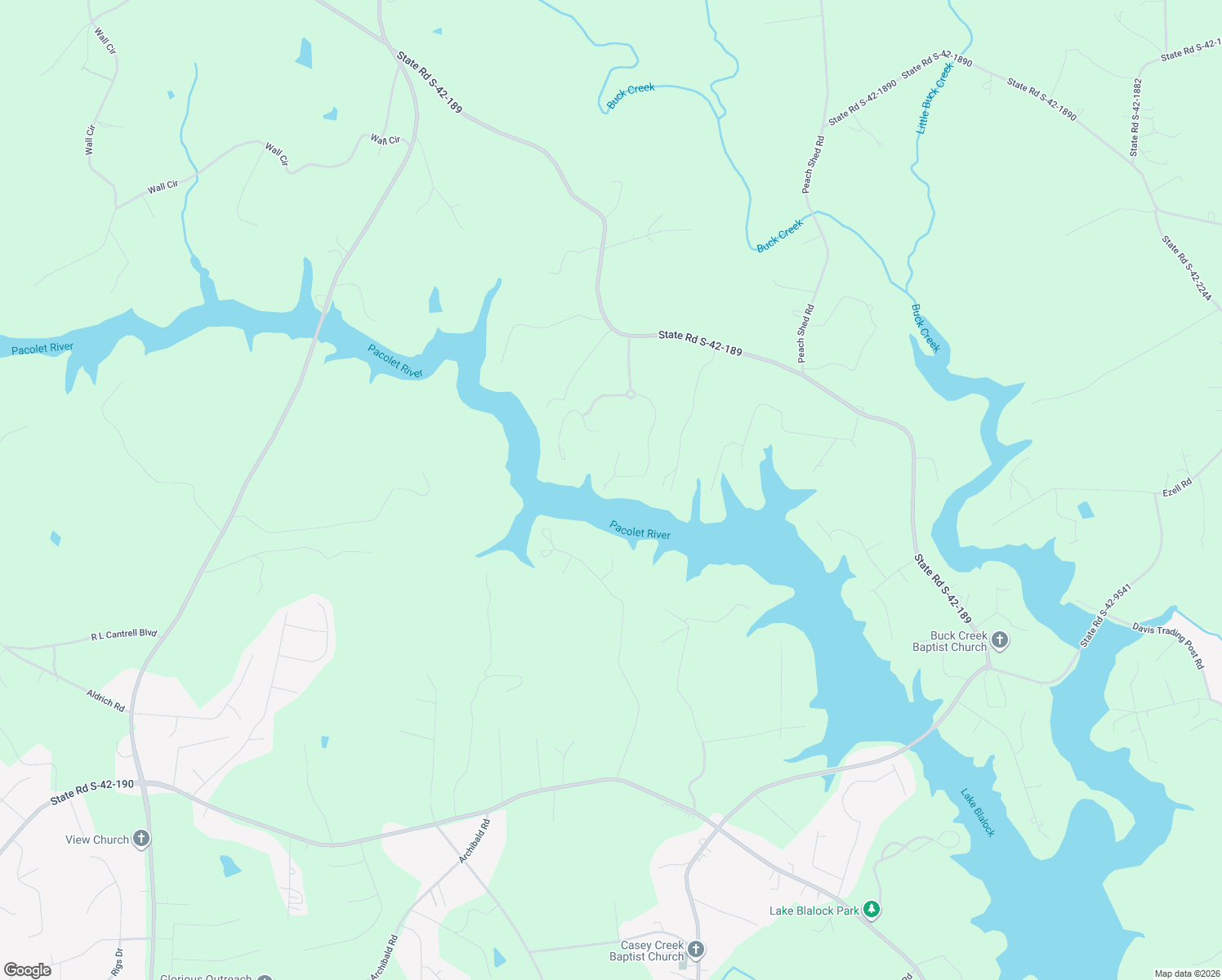 map of restaurants, bars, coffee shops, grocery stores, and more near 765 East Ridge Water Drive in Chesnee