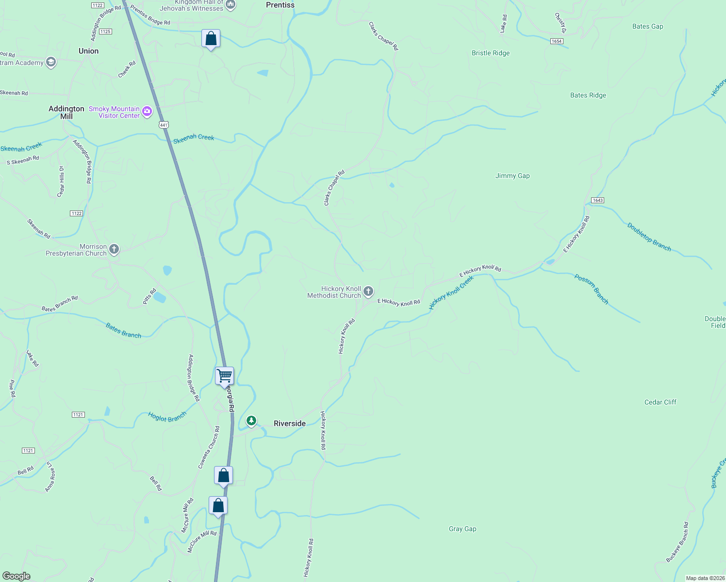 map of restaurants, bars, coffee shops, grocery stores, and more near 5226 Clarks Chapel Road in Franklin