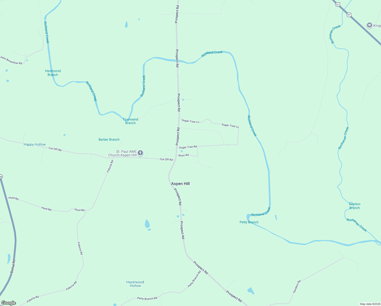 map of restaurants, bars, coffee shops, grocery stores, and more near 225 Ross Road in Pulaski